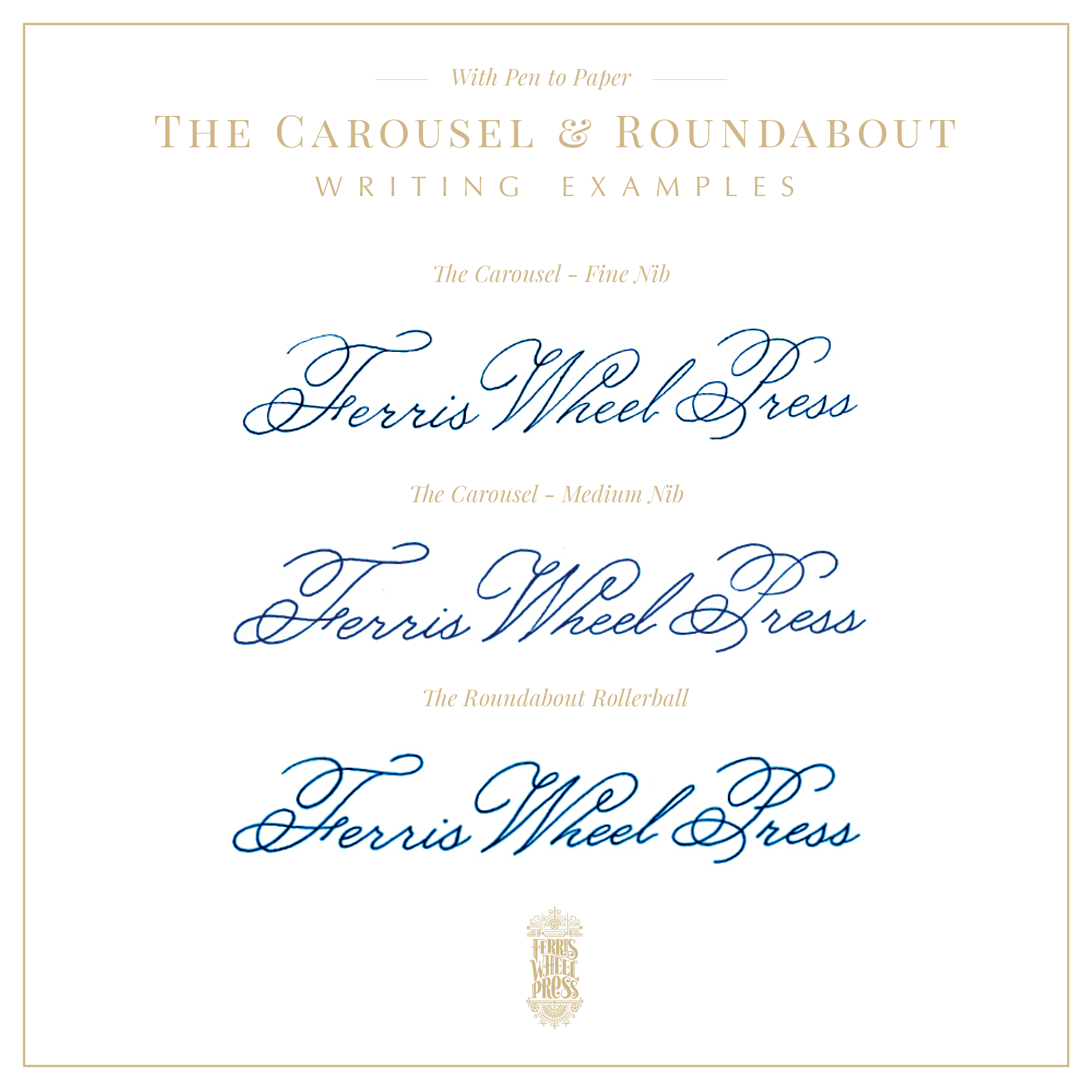 The Carousel Fountain Pen - After Hours - Ferris Wheel Press
