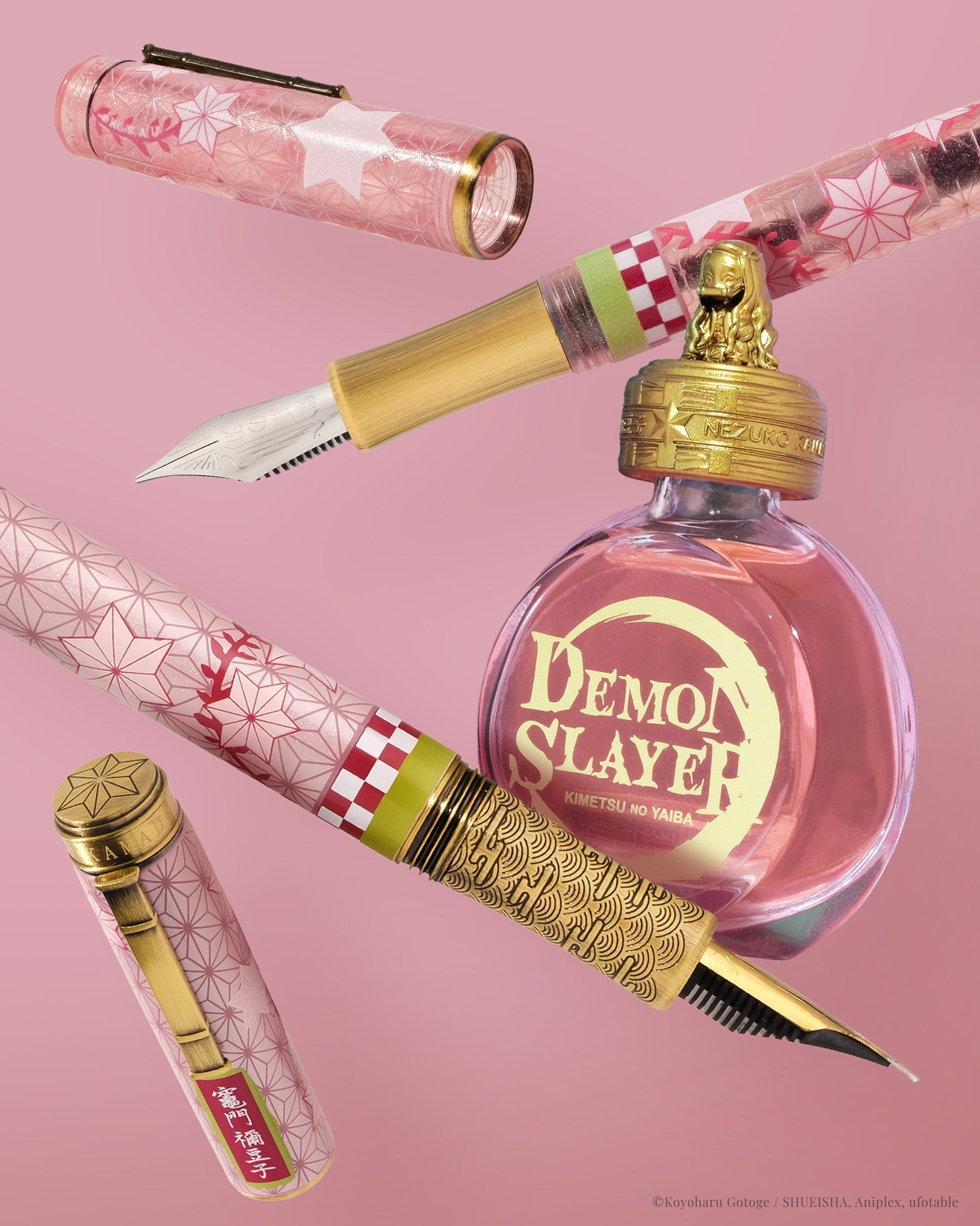 Comparing the Demon Slayer: Kimetsu no Yaiba Masque Fountain Pen and Limited Edition Masque Fountain Pen