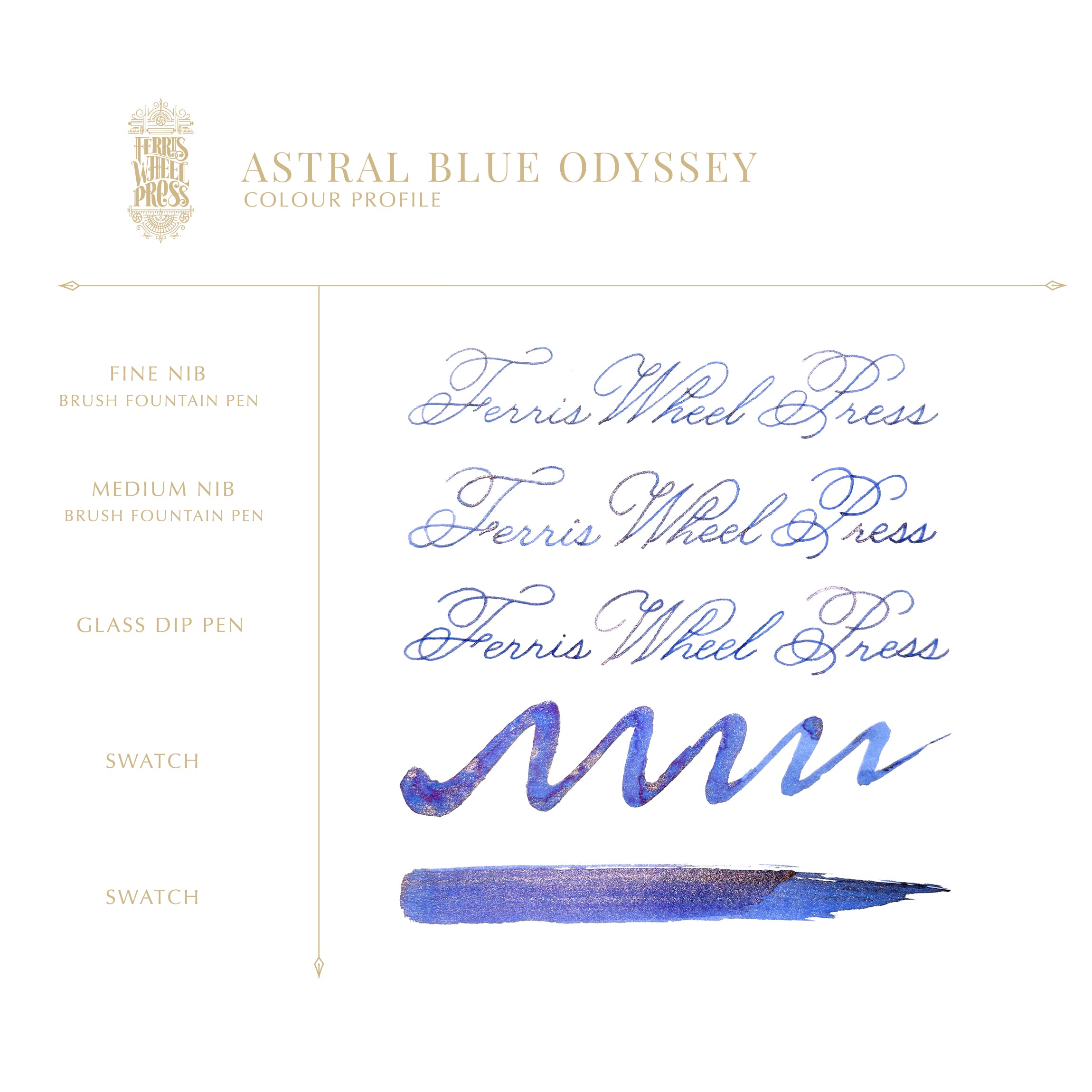 The Masque Pen & Ink Set - Coral