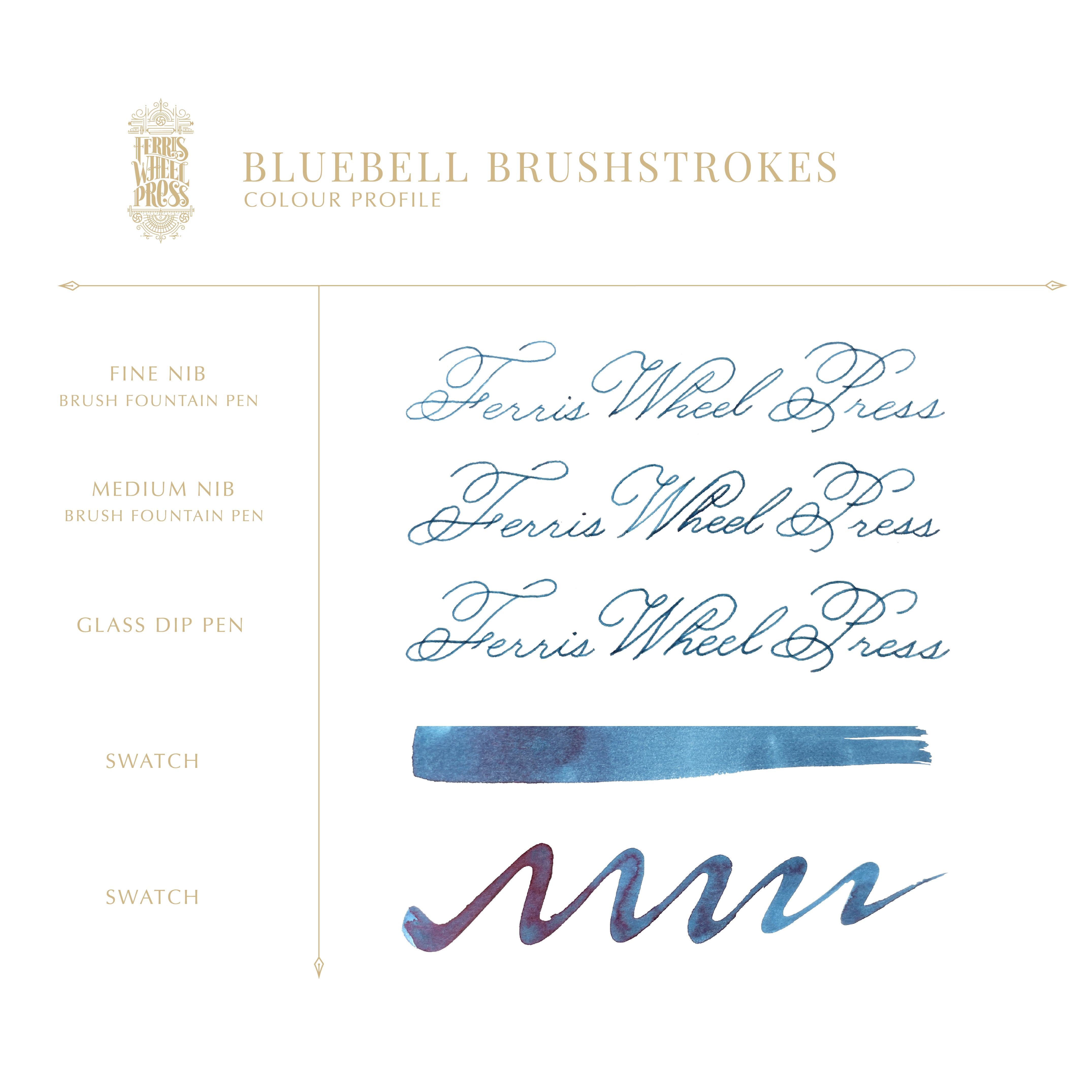Everyday Collection | Bluebell Brushstrokes 10ml Ink