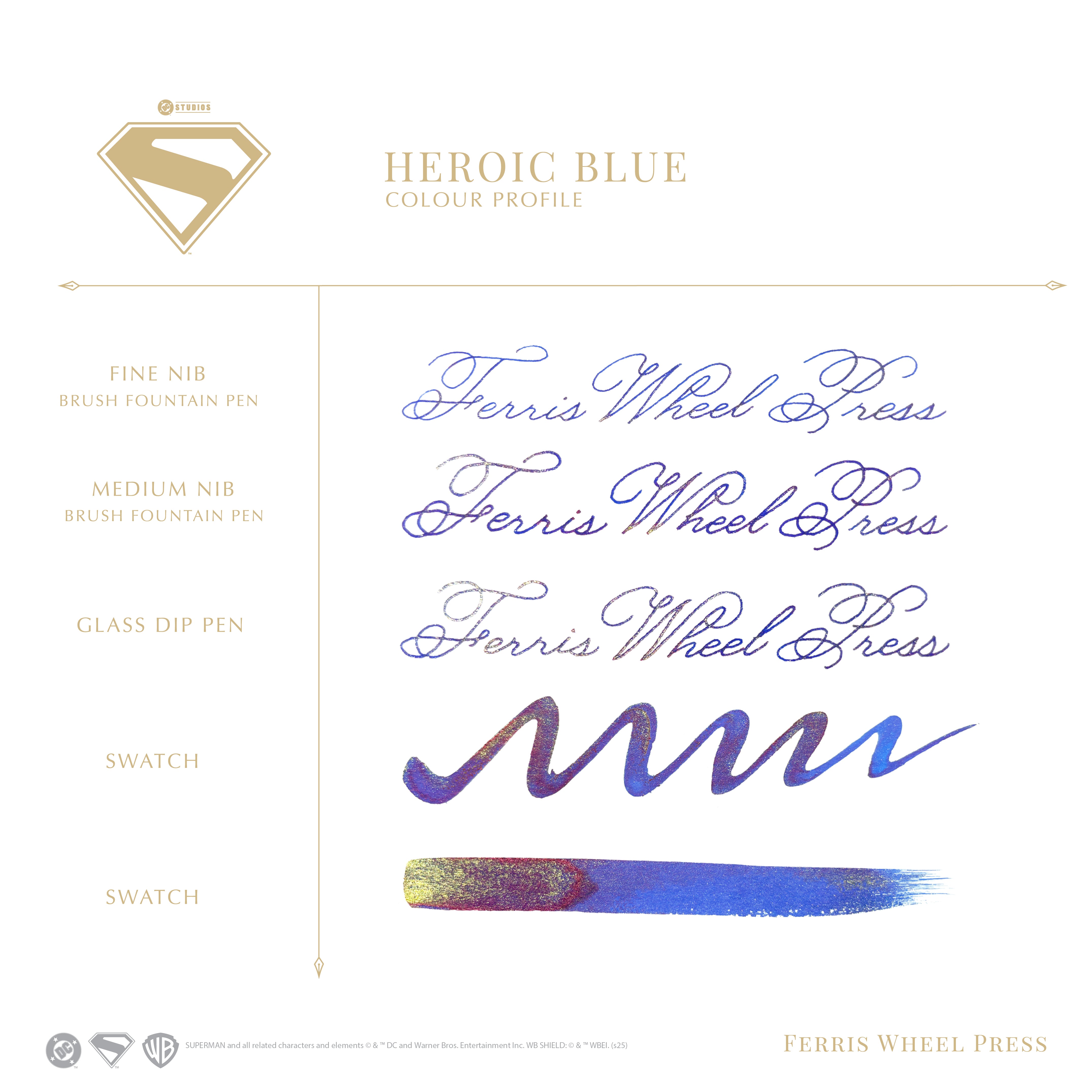 Warner Bros. | Superman | Heroic Blue 10ml Ink