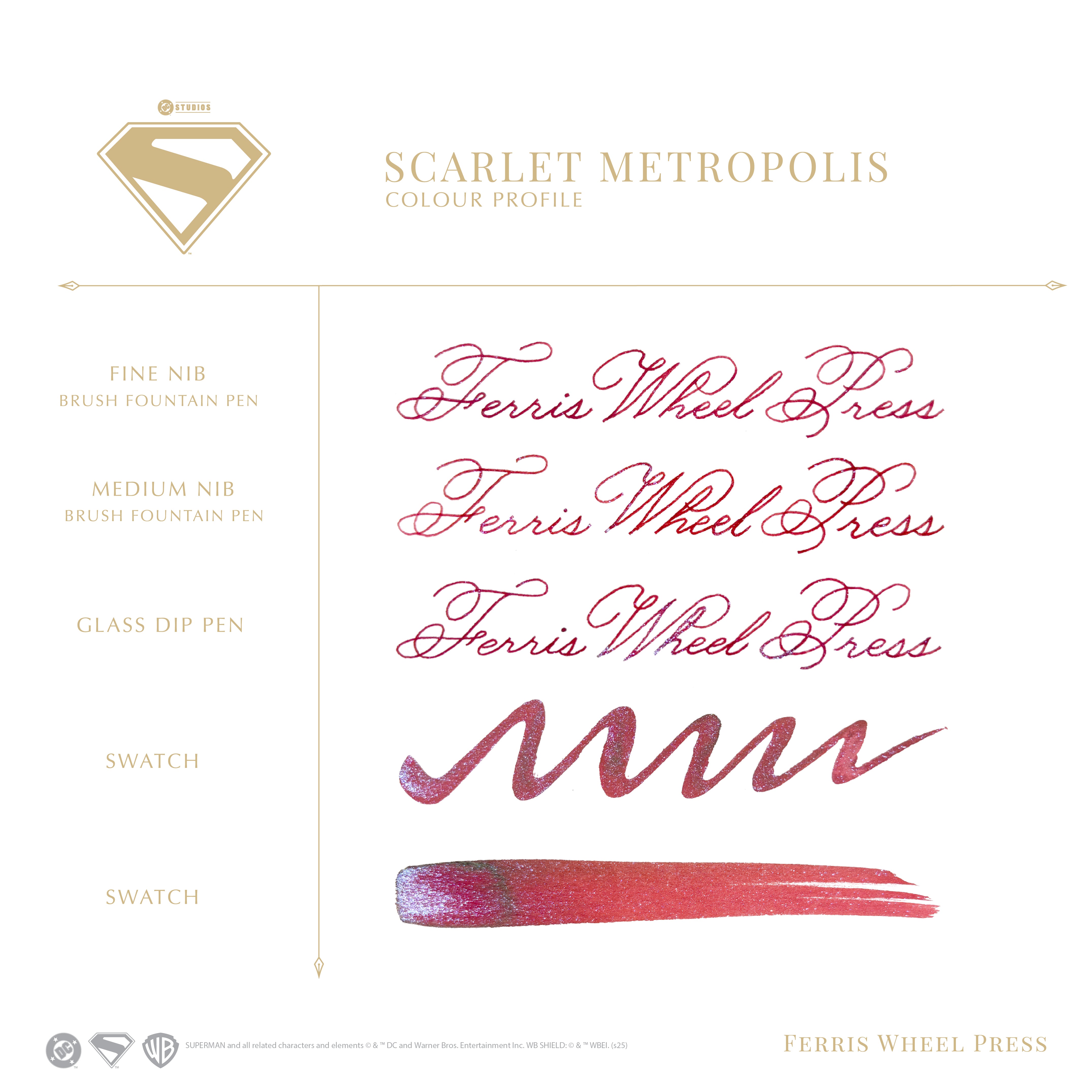 Warner Bros. | Superman | Scarlet Metropolis 10ml Ink