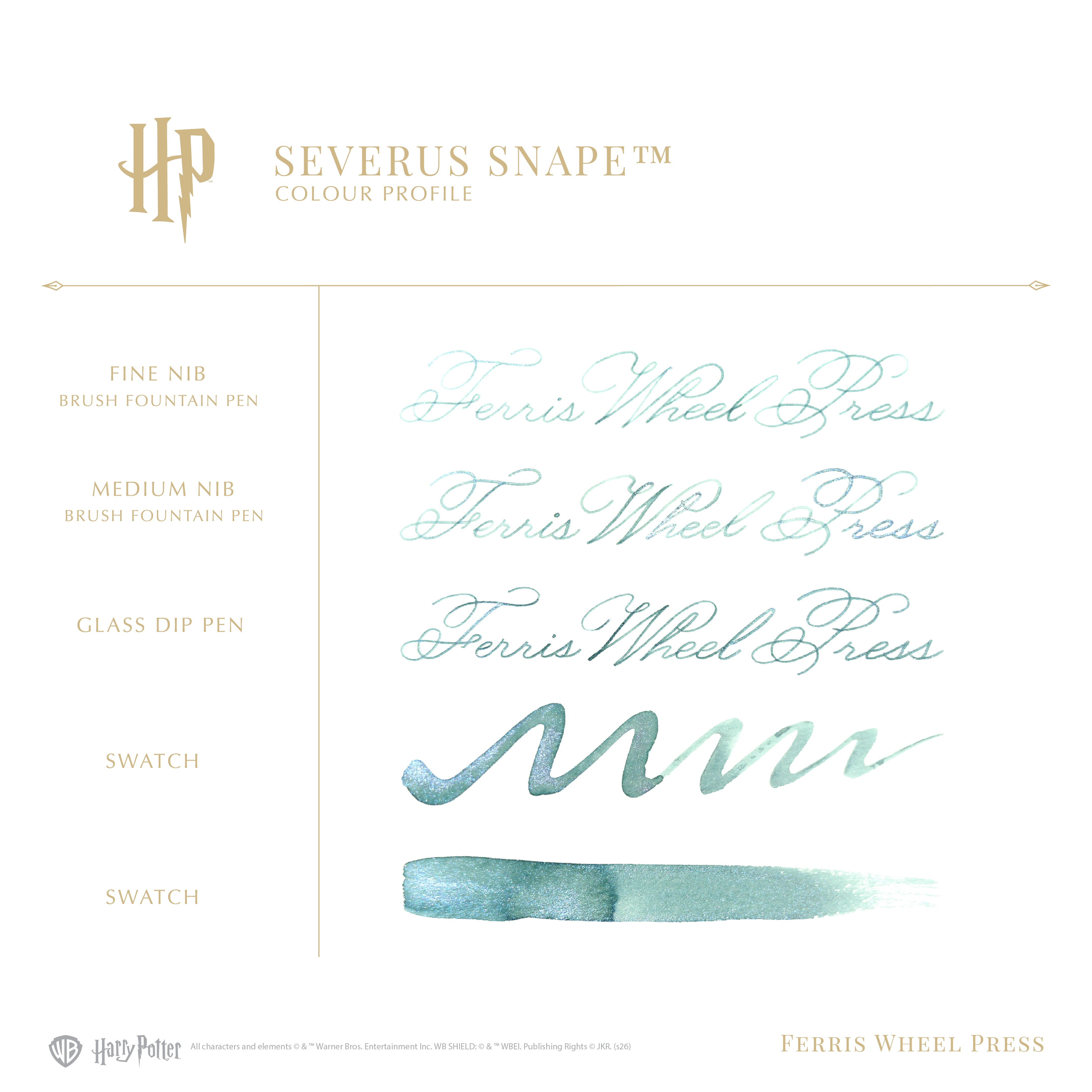 25 Years of Magic - Patronus Anniversary Collection | Limited Edition Masque Pen & Ink Set | Severus Snape