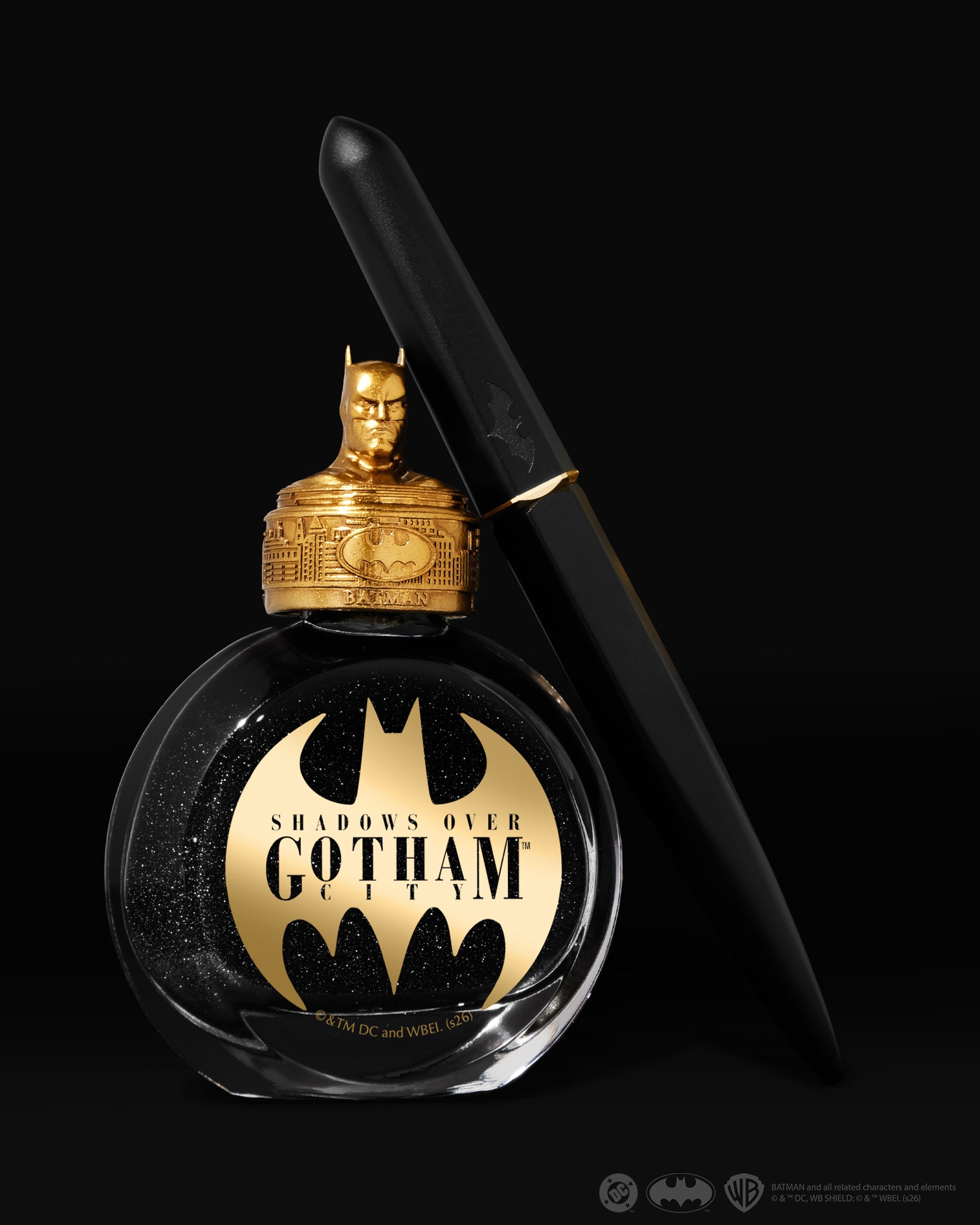 Shadows over Gotham City | Marquise Pen & Ink Set | Batman - Ferris Wheel Press