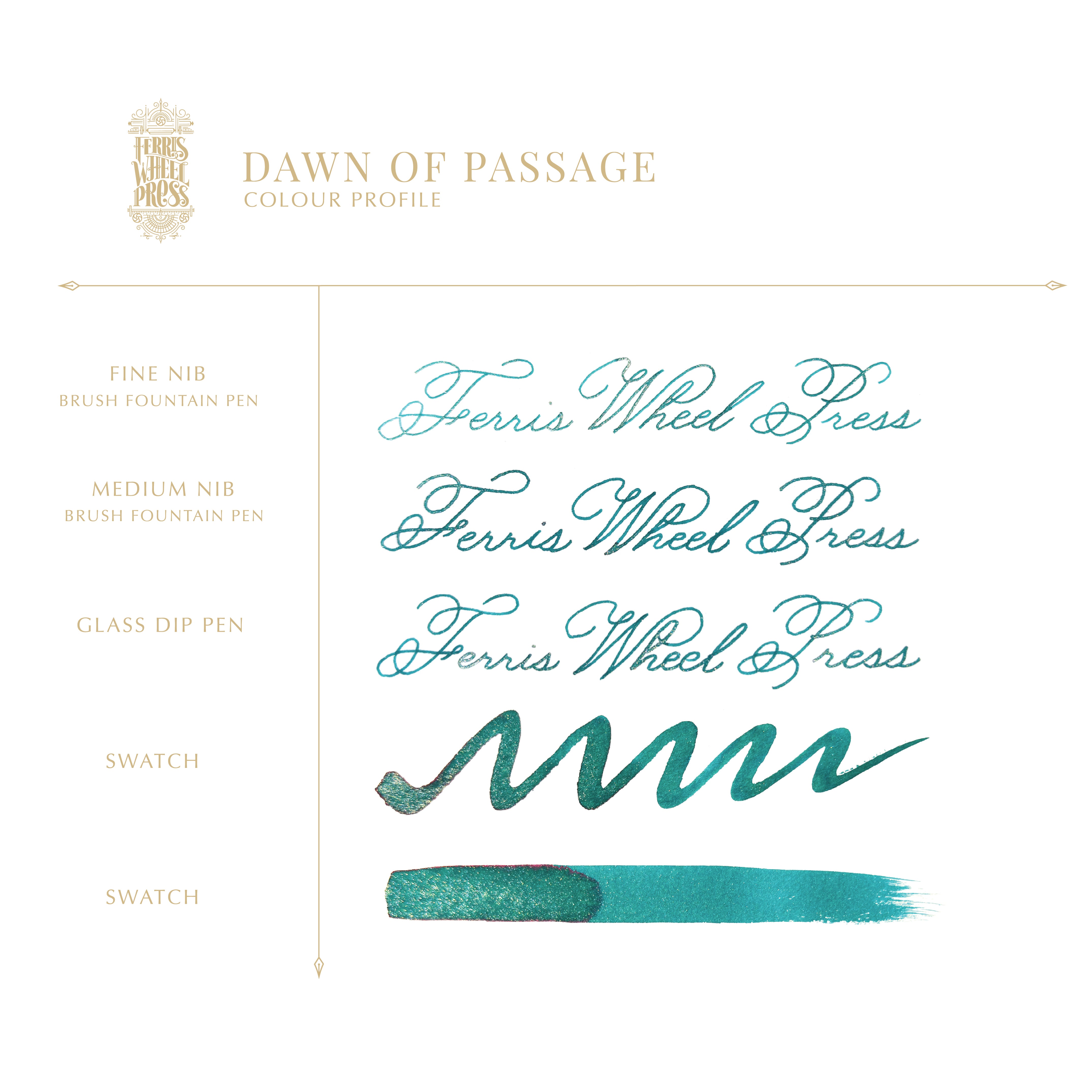 FerriTales | The Book of Knights Series | Dawn Of Passage 85ml Ink - Ferris Wheel Press