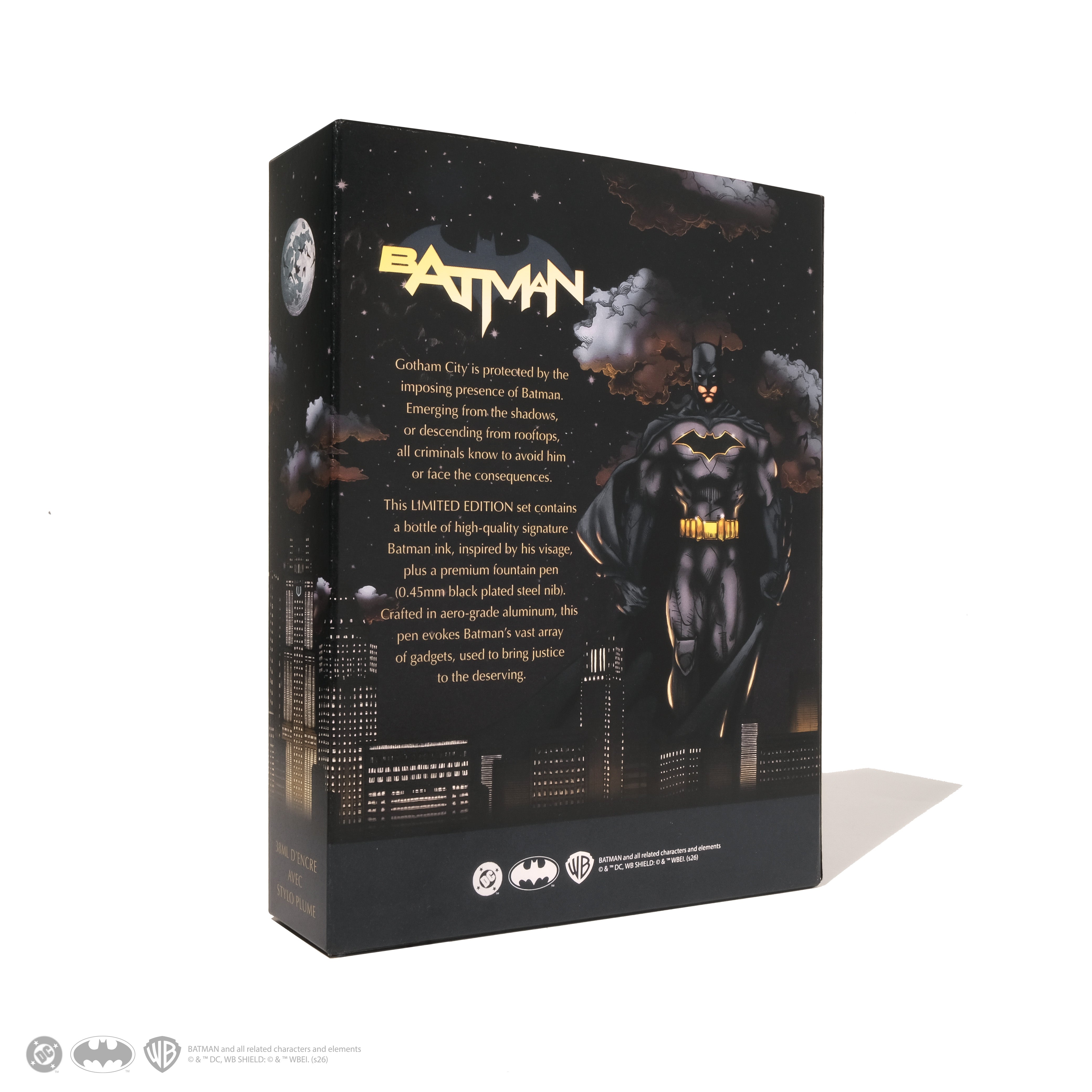 Warner Bros. | Shadows over Gotham City | Marquise Pen & Ink Set | Batman