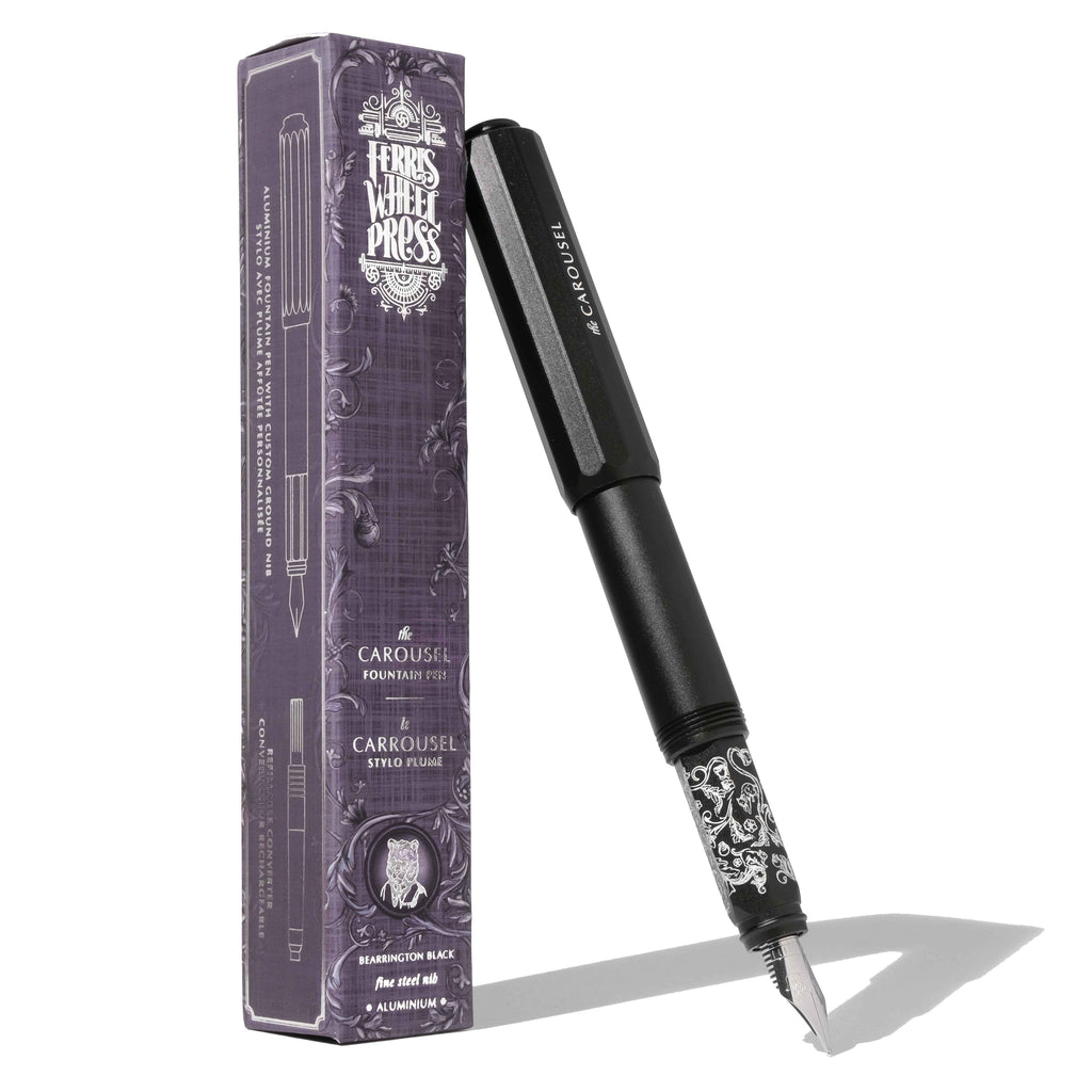 Aluminum Carousel Fountain Pen - Bearrington Black — Ferris Wheel