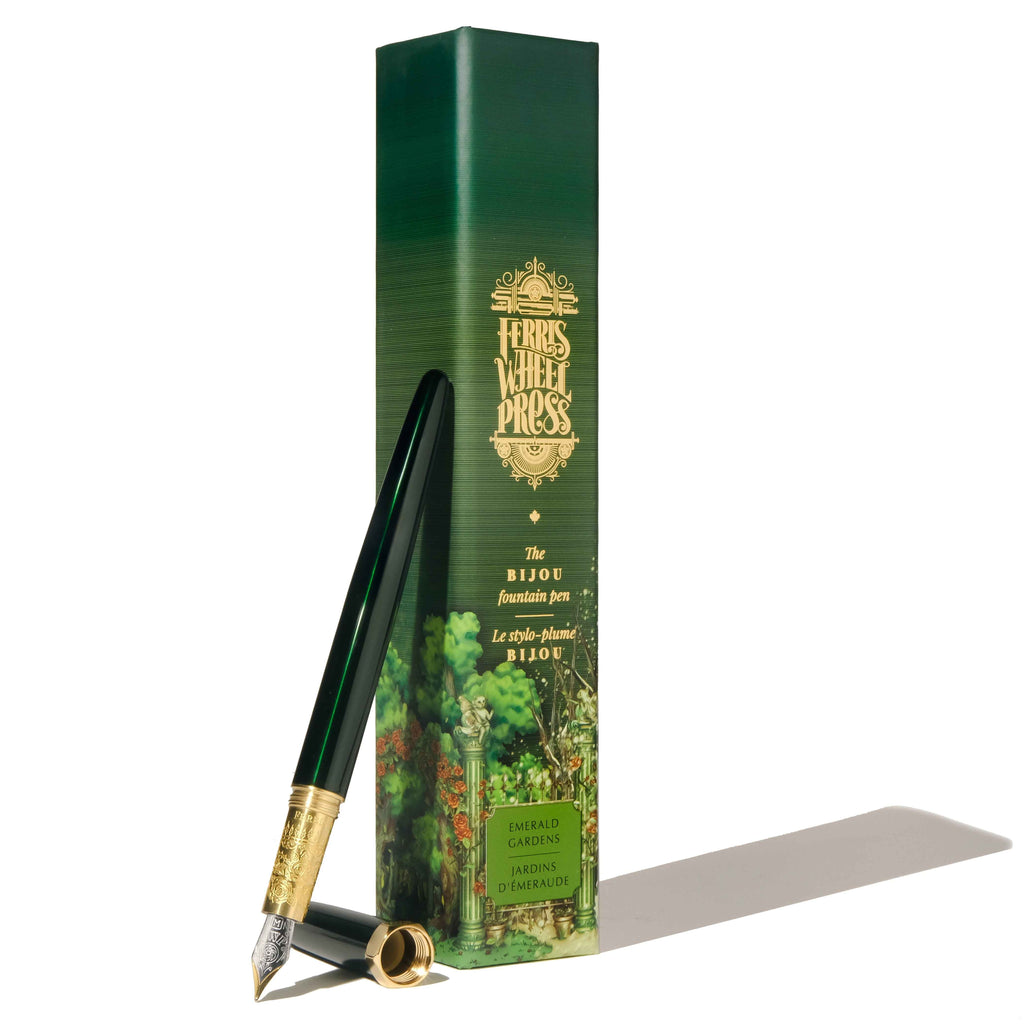 The Bijou Fountain Pen - Emerald Gardens — Ferris Wheel Press