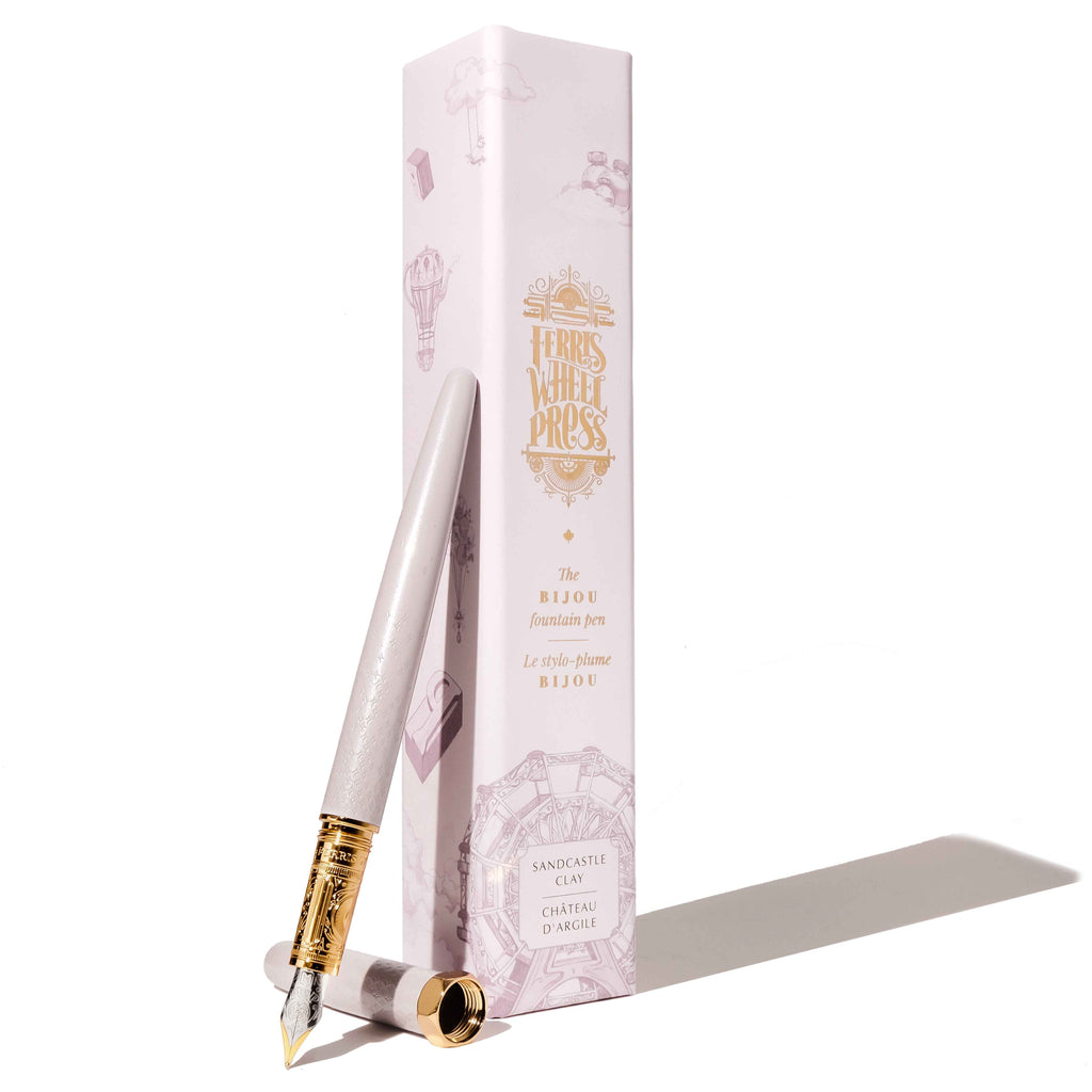筆記具 Ferris Wheel Press Bijou SANDCASTLE CLAY The Bijou Fountain Pen - Sandcastle Clay — Ferris Wheel Press