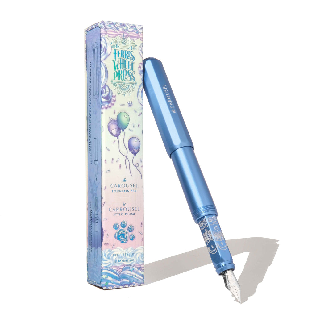 Limited Edition 2025 | Aluminum Carousel Fountain Pen - Blue