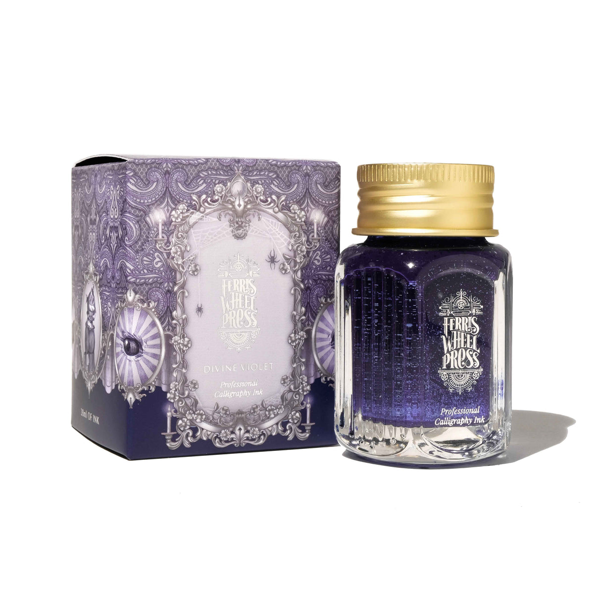 Divine Violet Calligraphy Ink