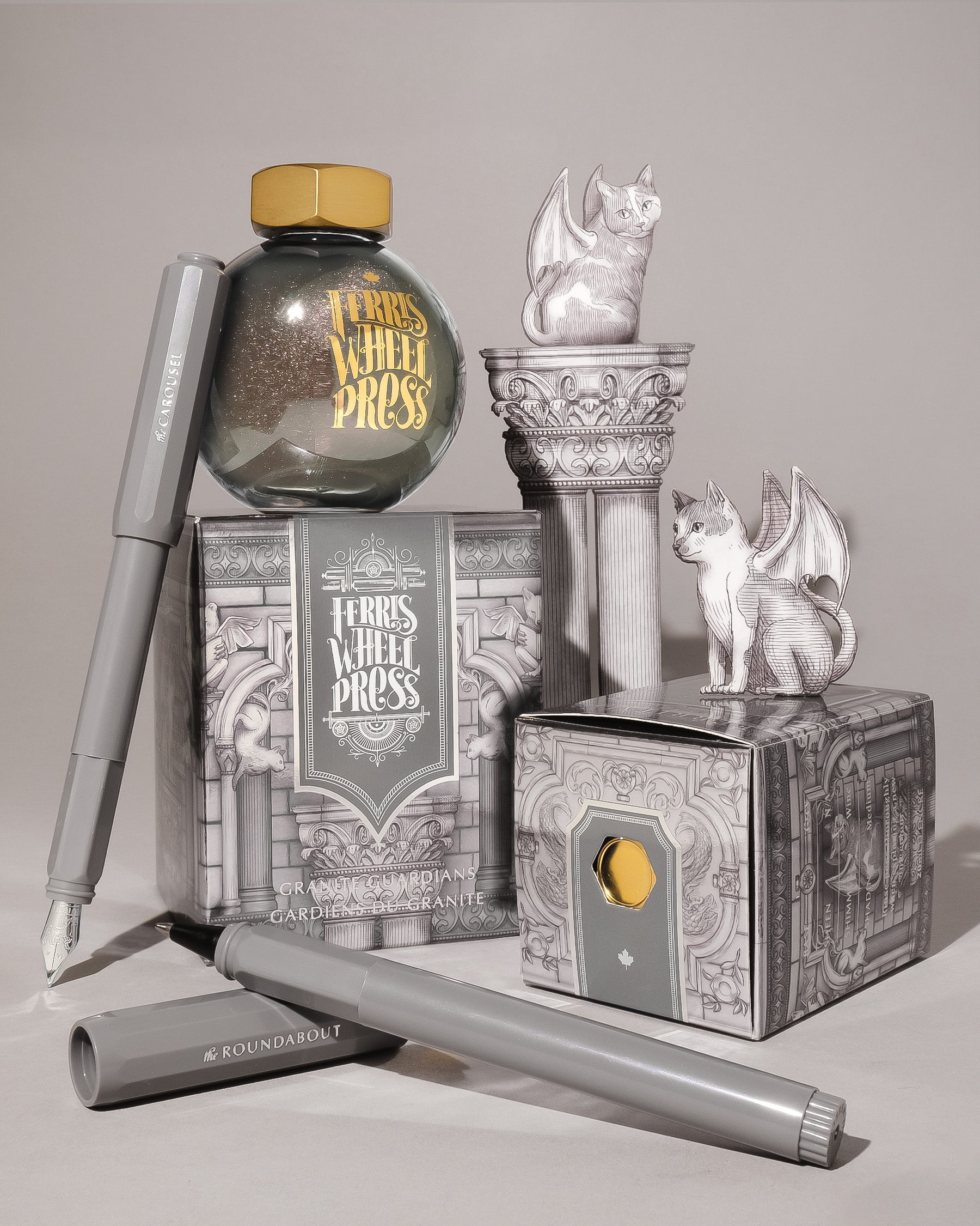 The Carousel Fountain Pen - Granite Guardians