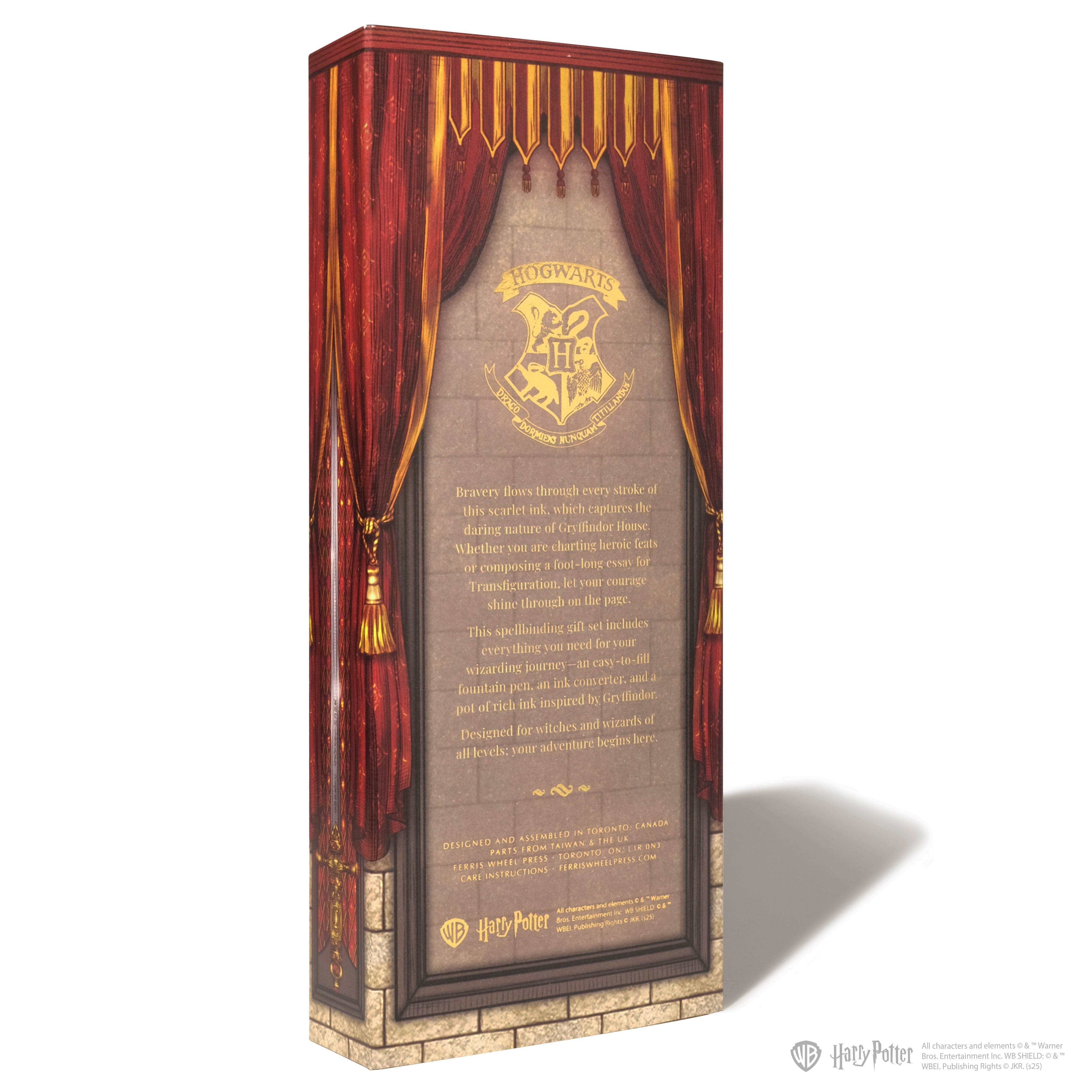 Warner Bros. | Harry Potter | Carousel Pen and Ink Set | Gryffindor House