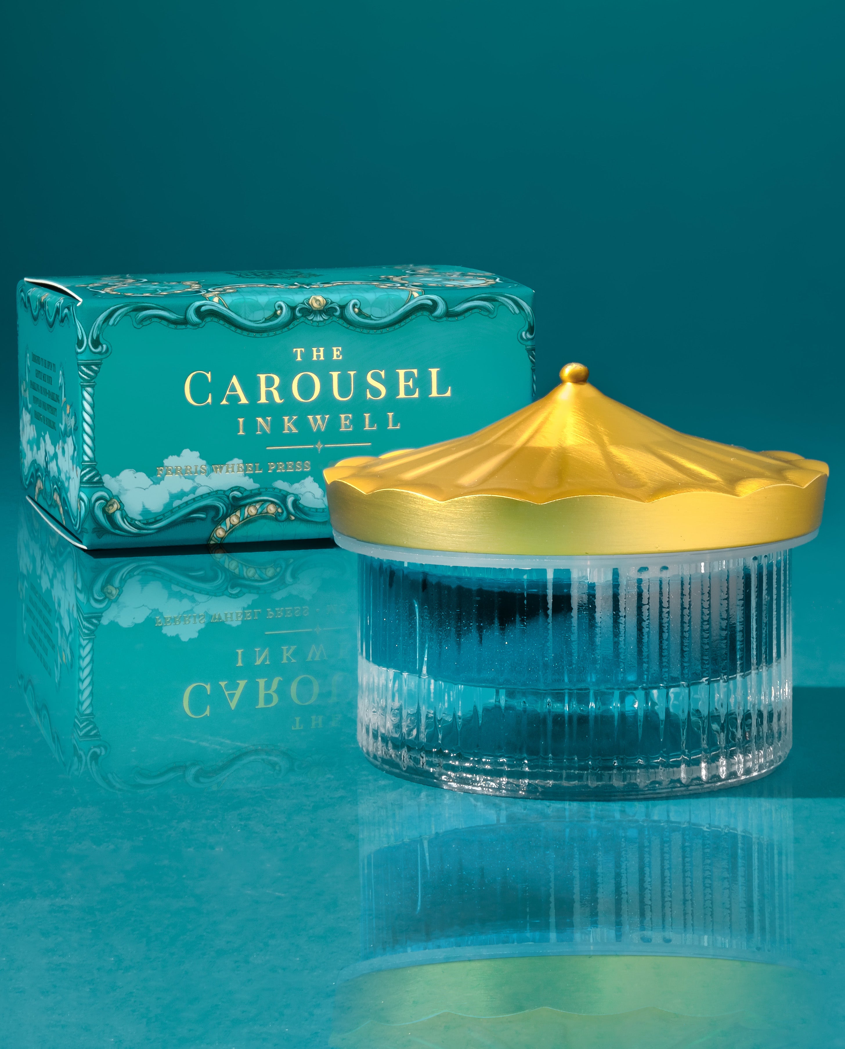 The Carousel Inkwell - Modern Antiques