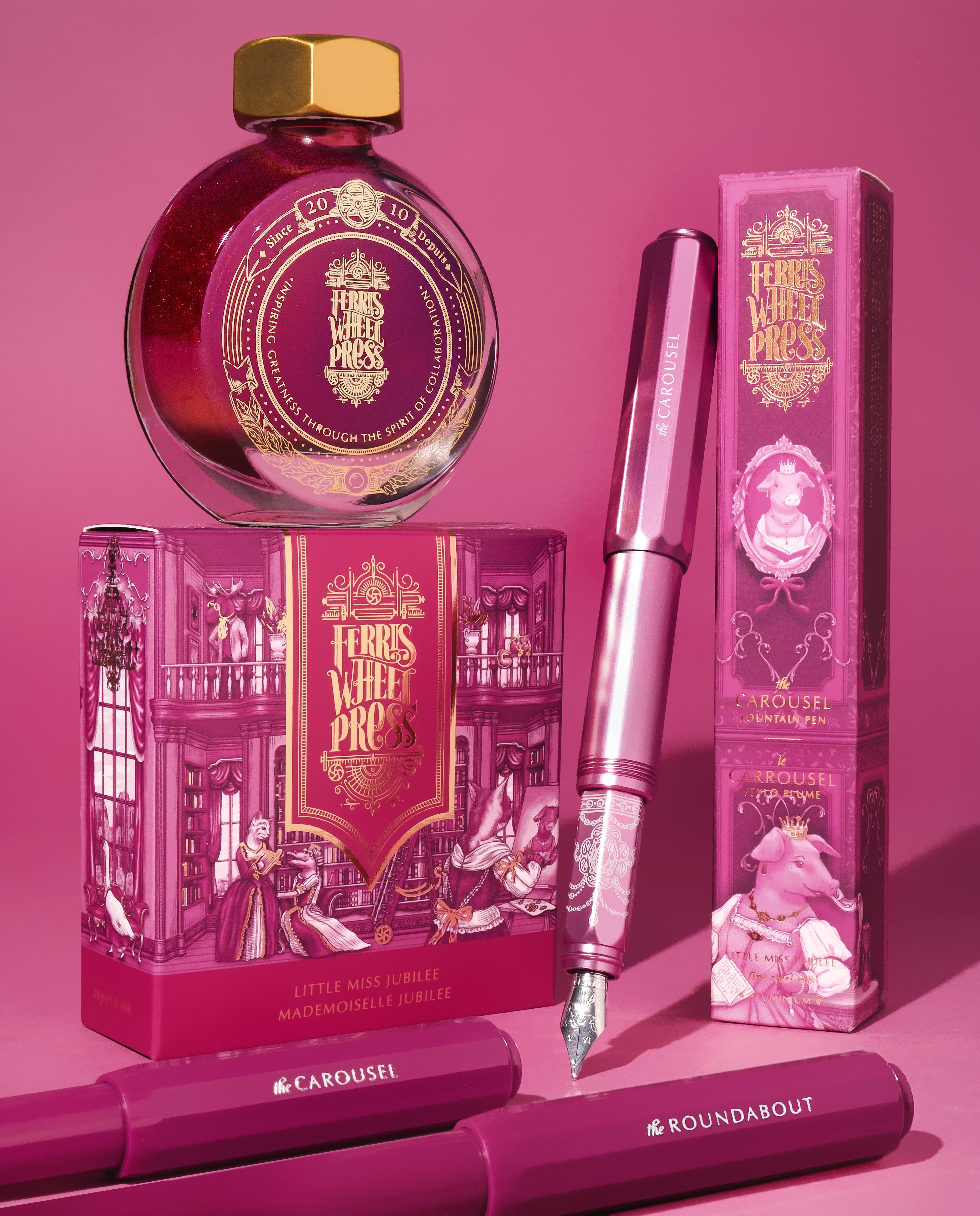 Honorary Edition 2024 | The Roundabout Rollerball Pen - Little Miss Jubilee