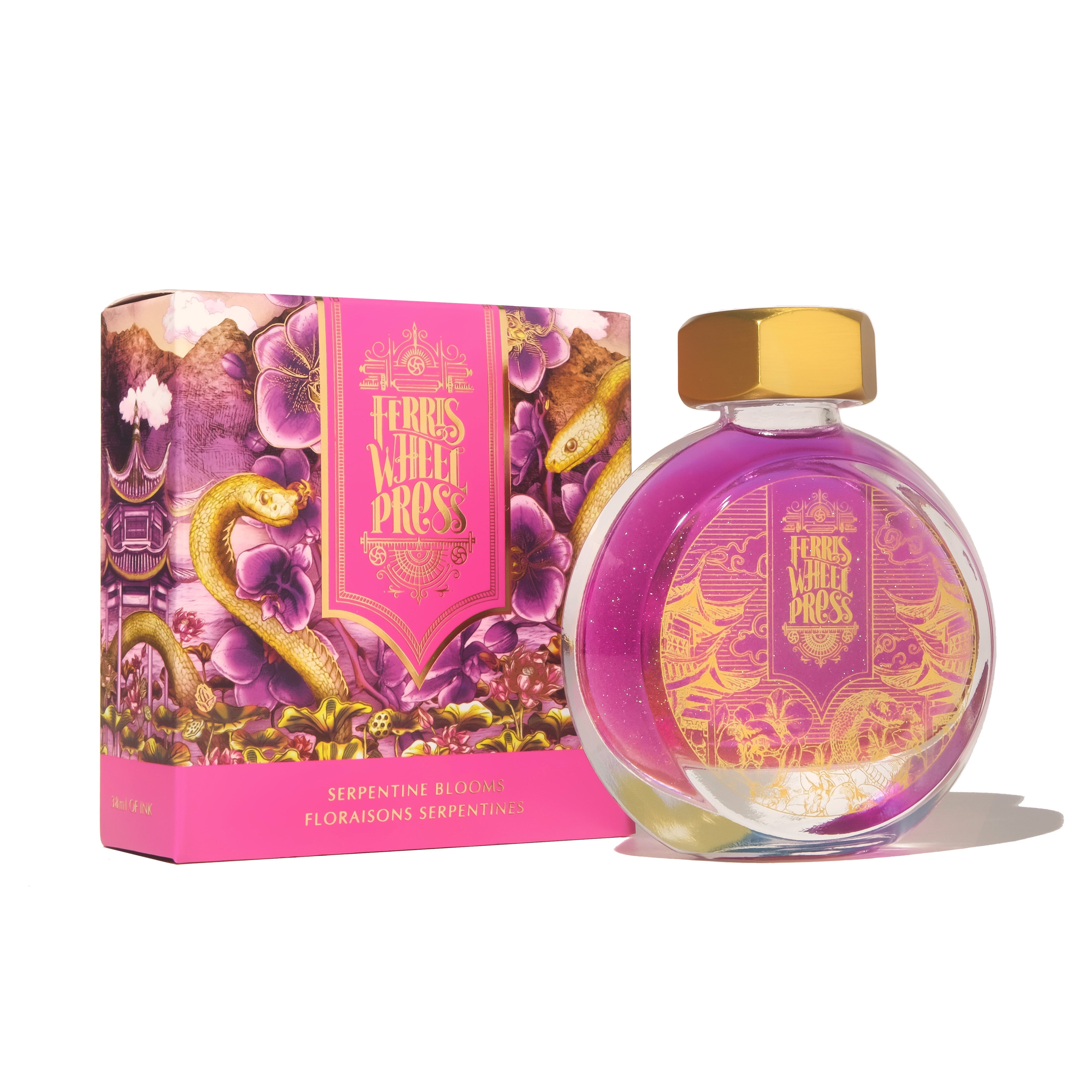 Curious Collaboration | Year of the Snake Special Edition with Fête Chinoise- Serpentine Blooms Ink