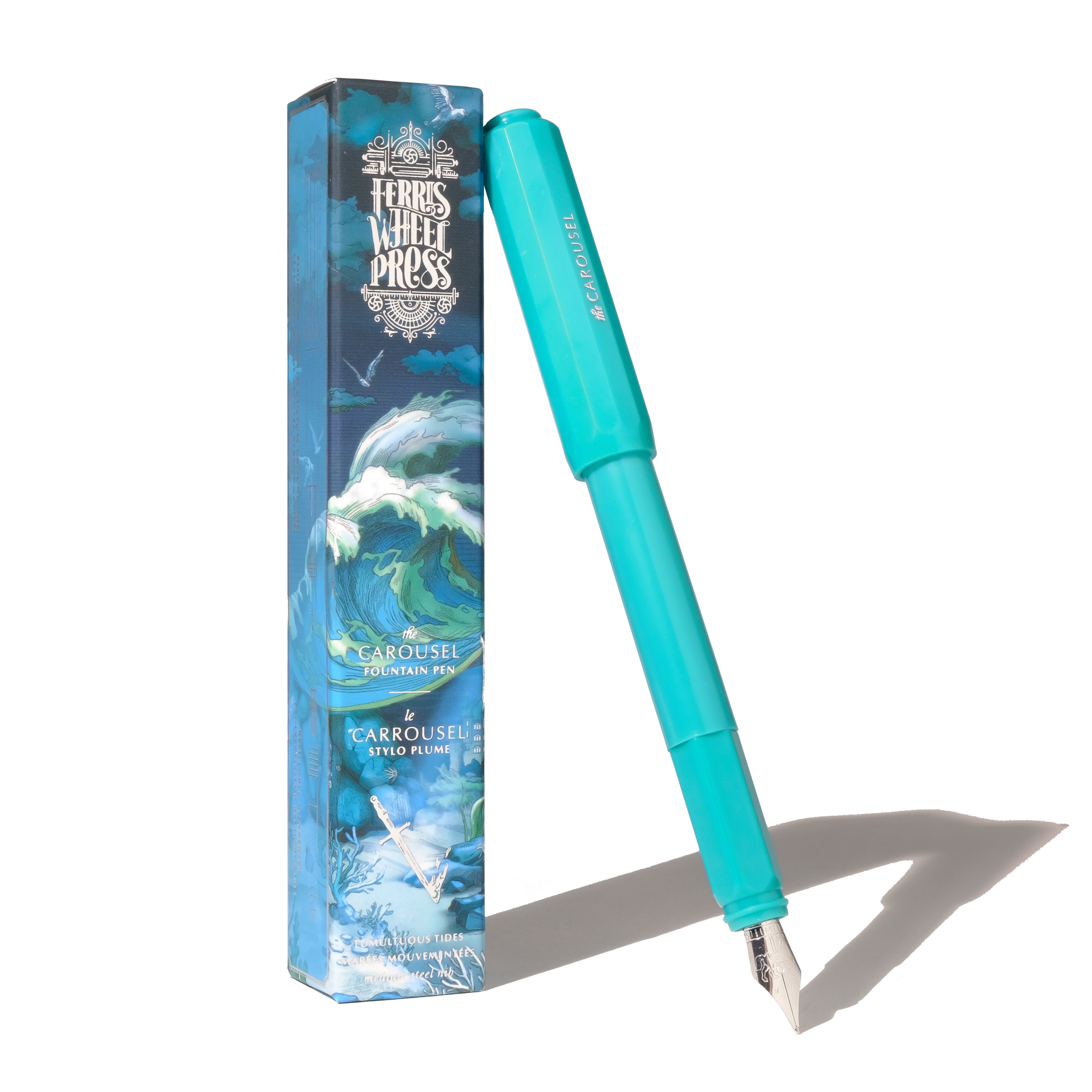 Limited Edition - The Carousel Fountain Pen - Tumultuous Tides