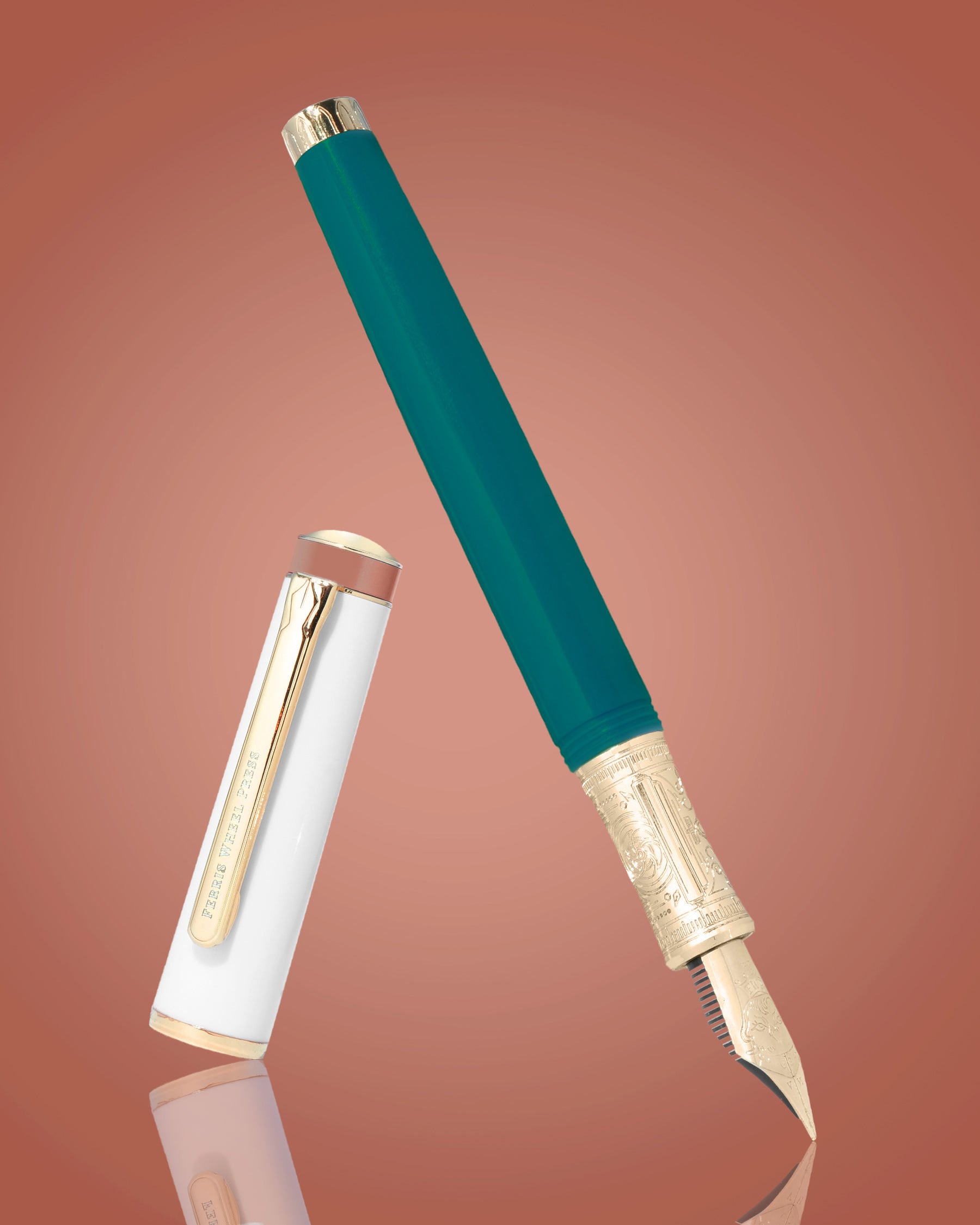 The Masque Pen & Ink Set - Teal