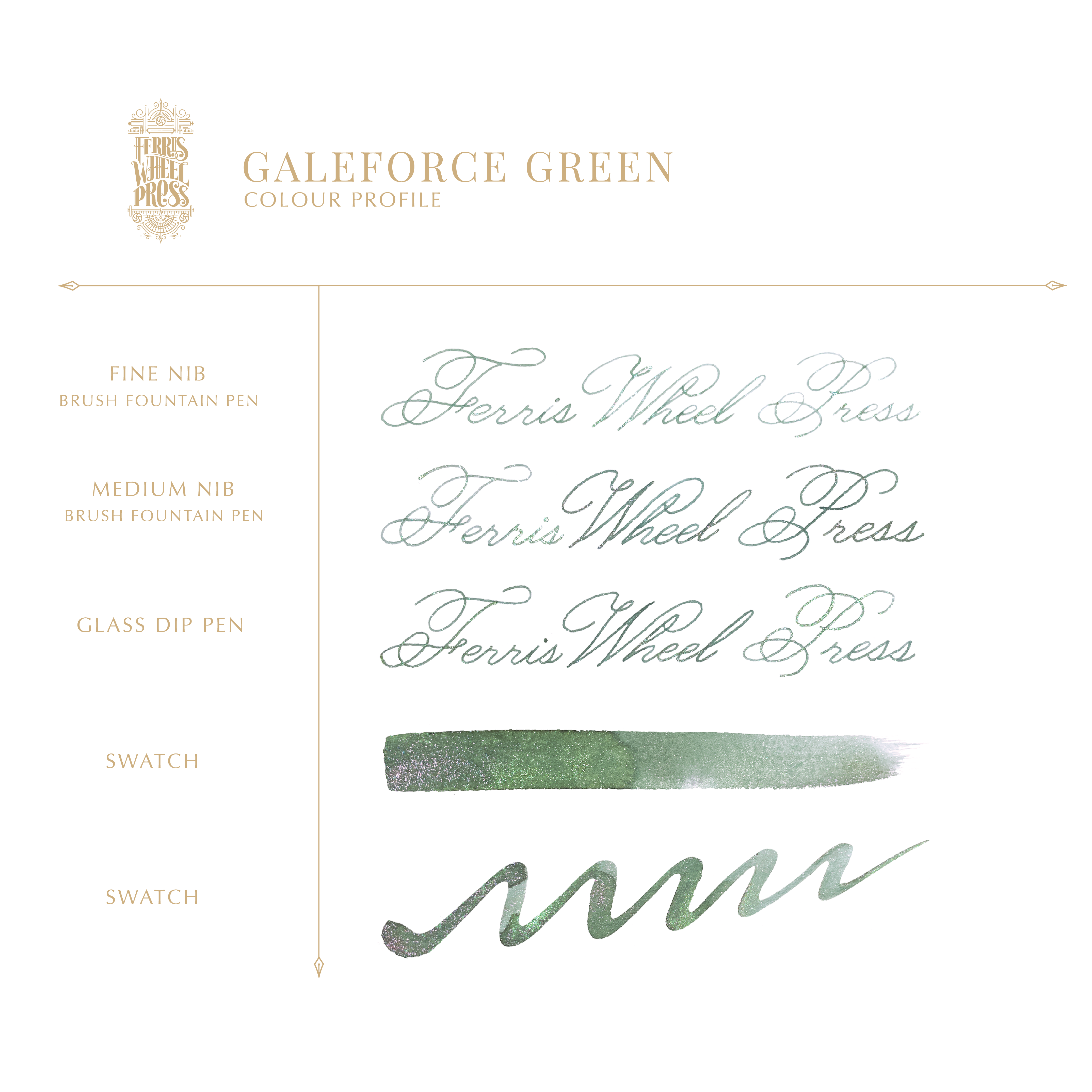 FerriTales | The Three Little Pigs - Galeforce Green Ink 85ml