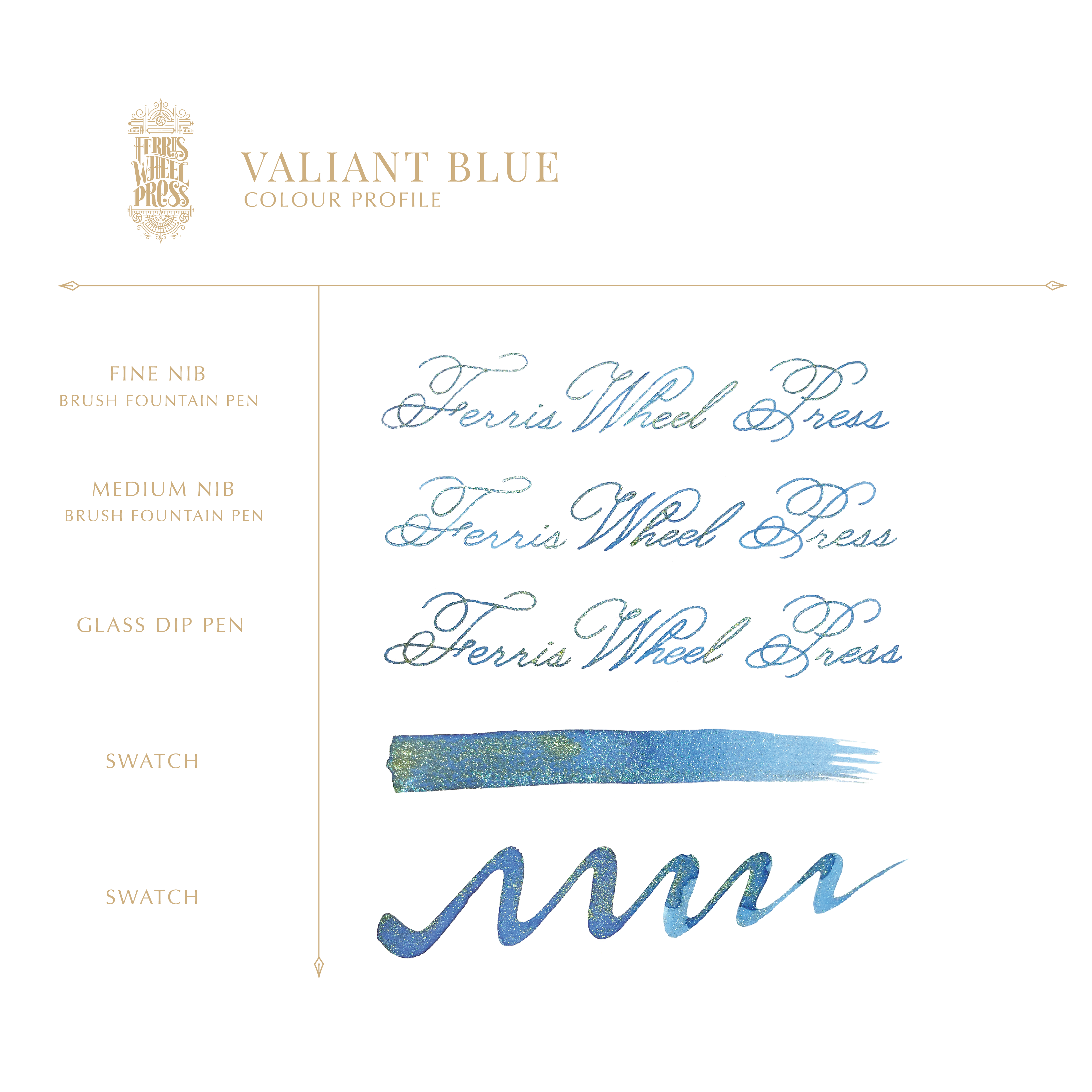 FerriTales | The Beauty and the Beast | Valiant Blue 85ml Ink