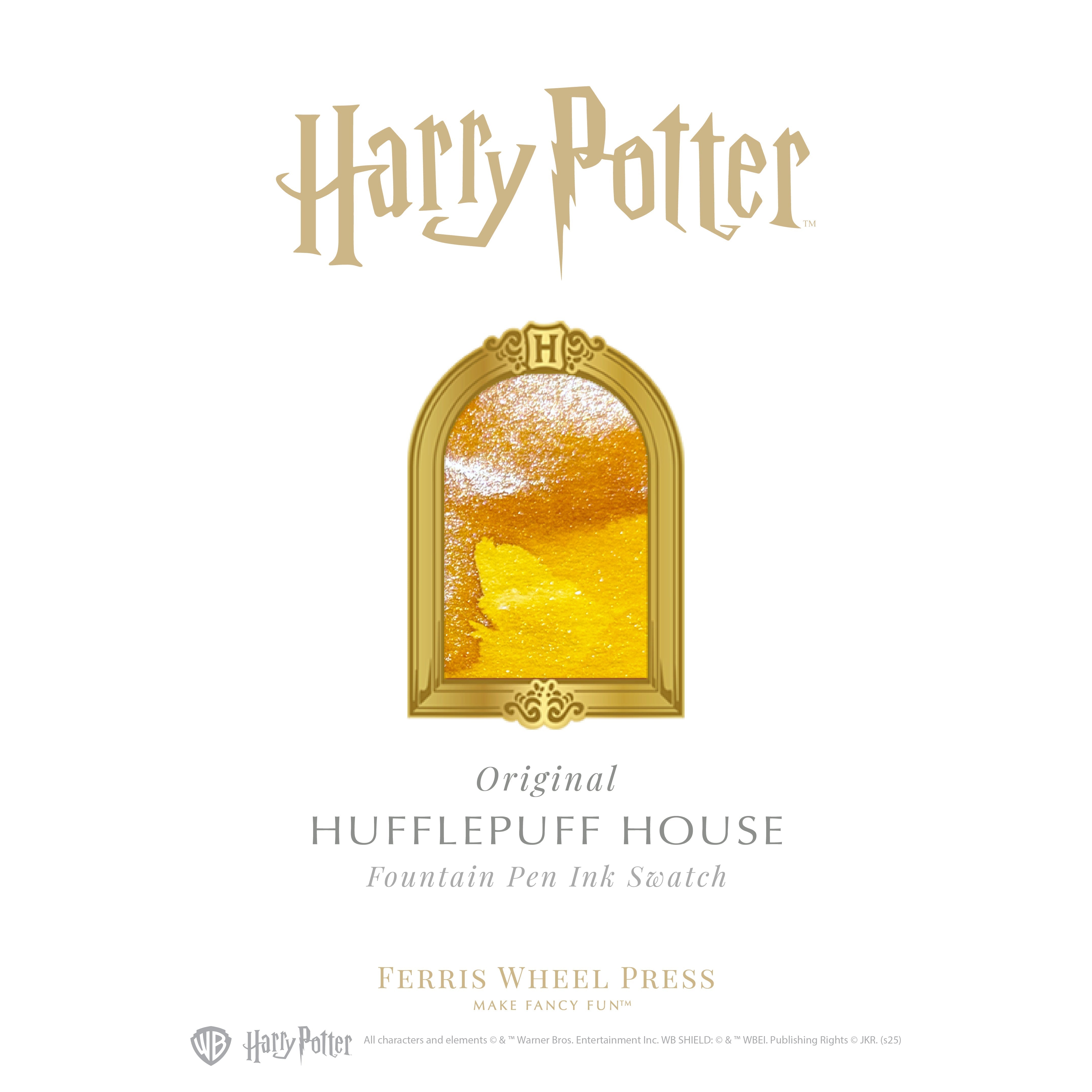 Warner Bros. | Harry Potter | Carousel Pen and Ink Set | Hufflepuff House