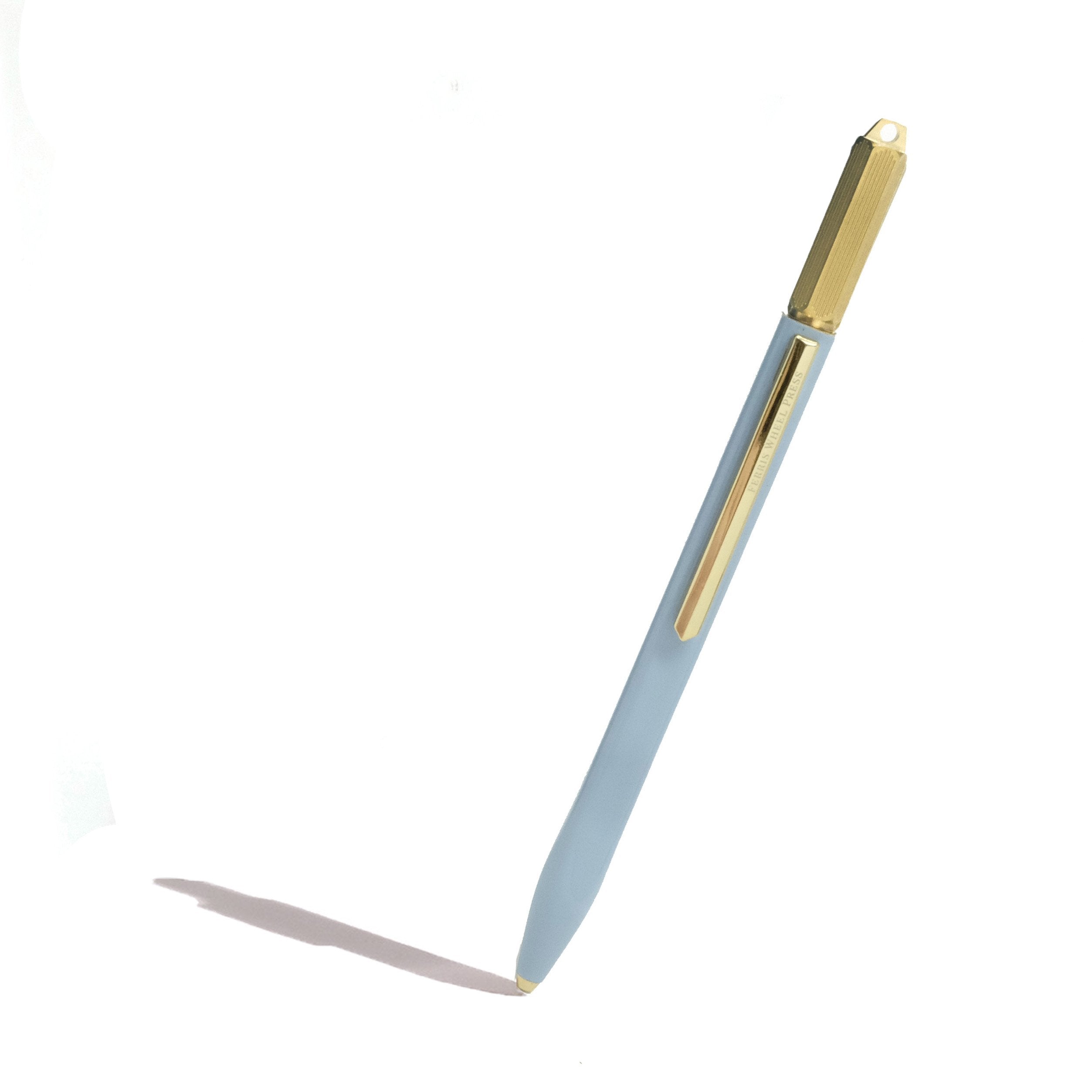 The Scribe Ballpoint Pen - Forget Me Not - Ferris Wheel Press EU