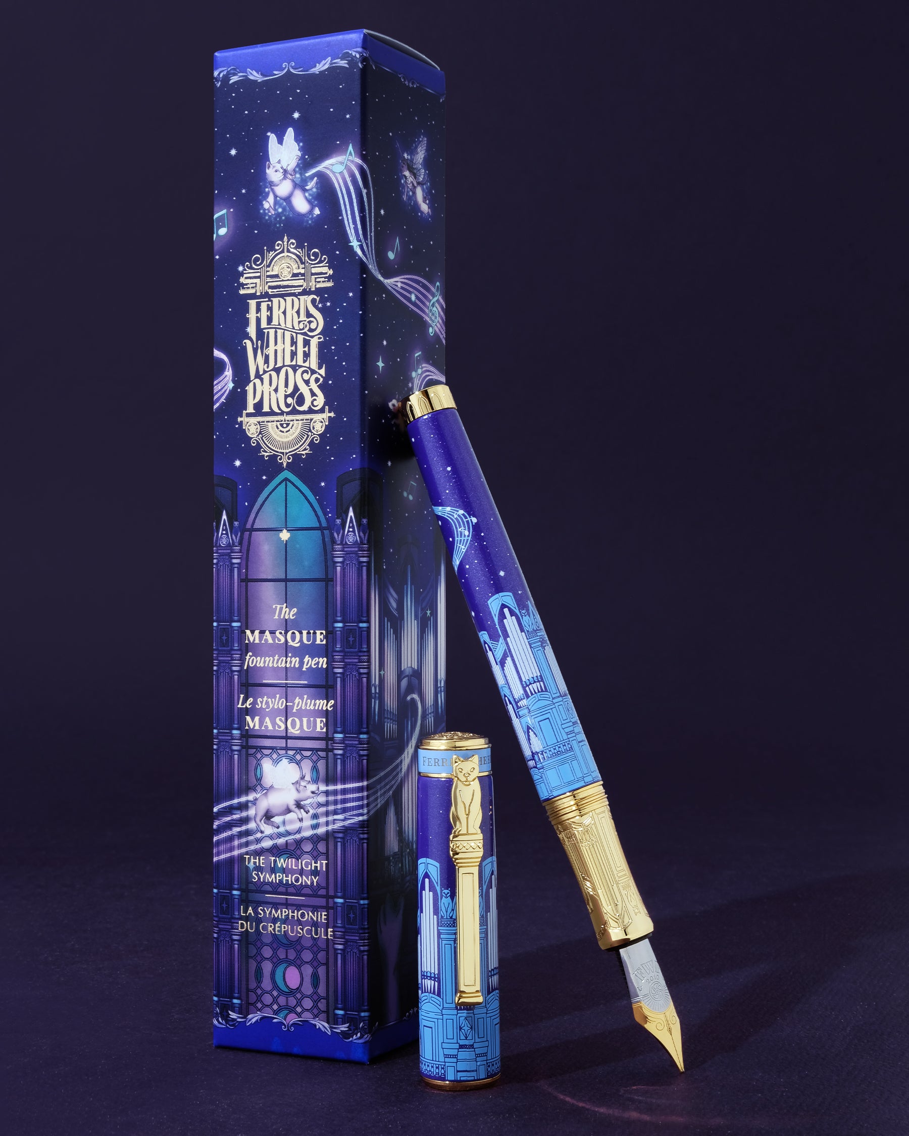 The Limited Edition Masque Fountain pen  - The Twilight Symphony