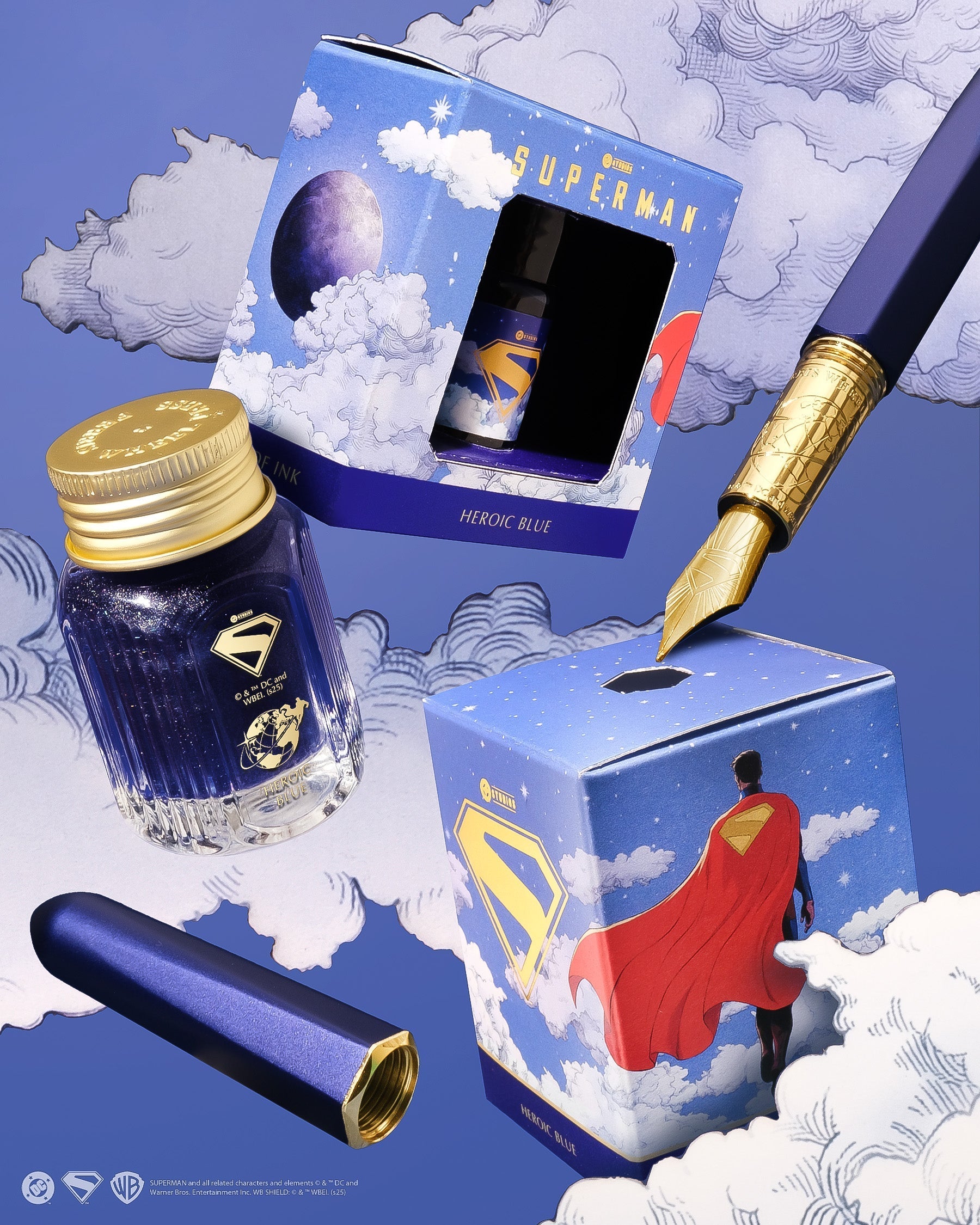 Warner Bros. | Superman | Heroic Blue 10ml Ink