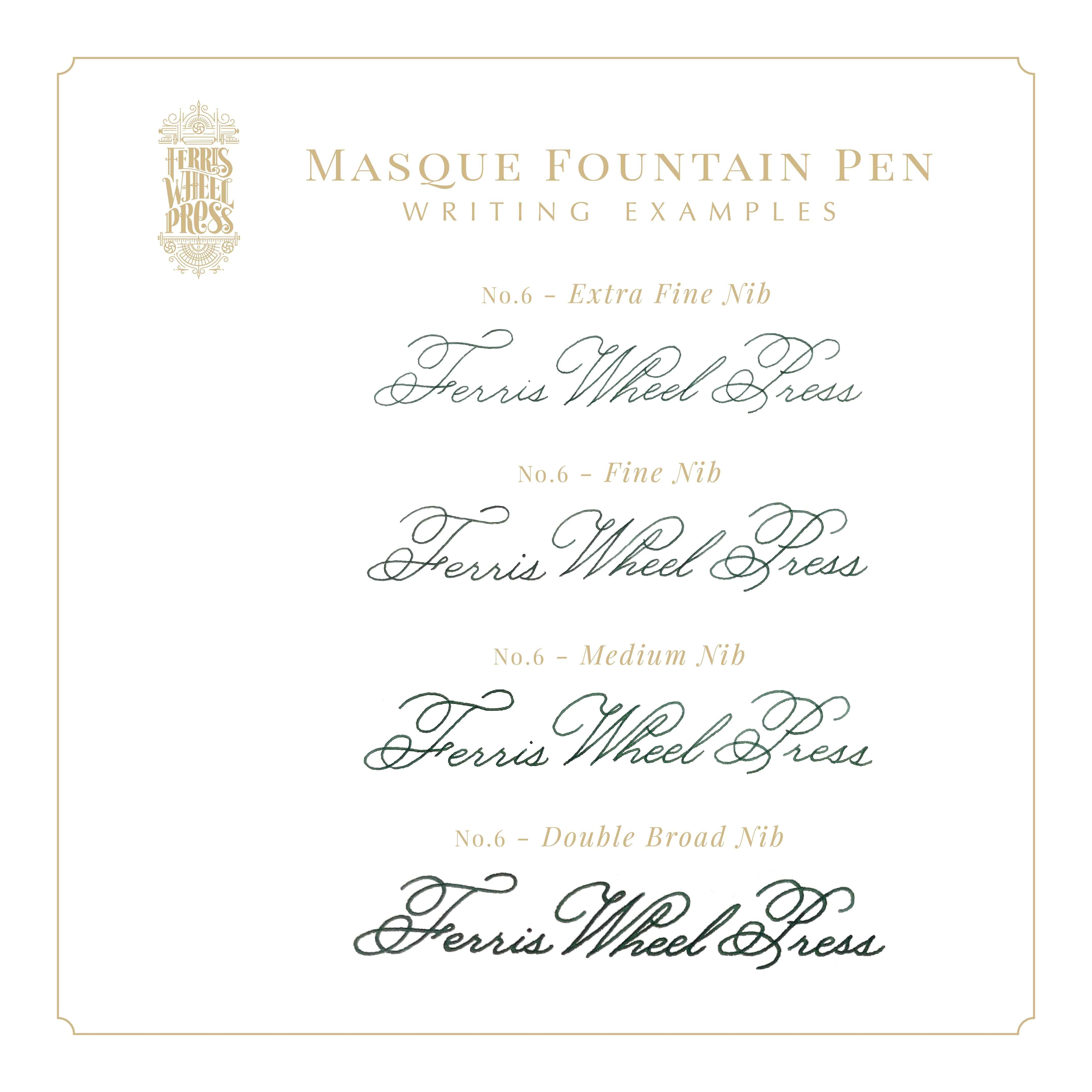 The Masque Resin Pen & Ink Set - Teal