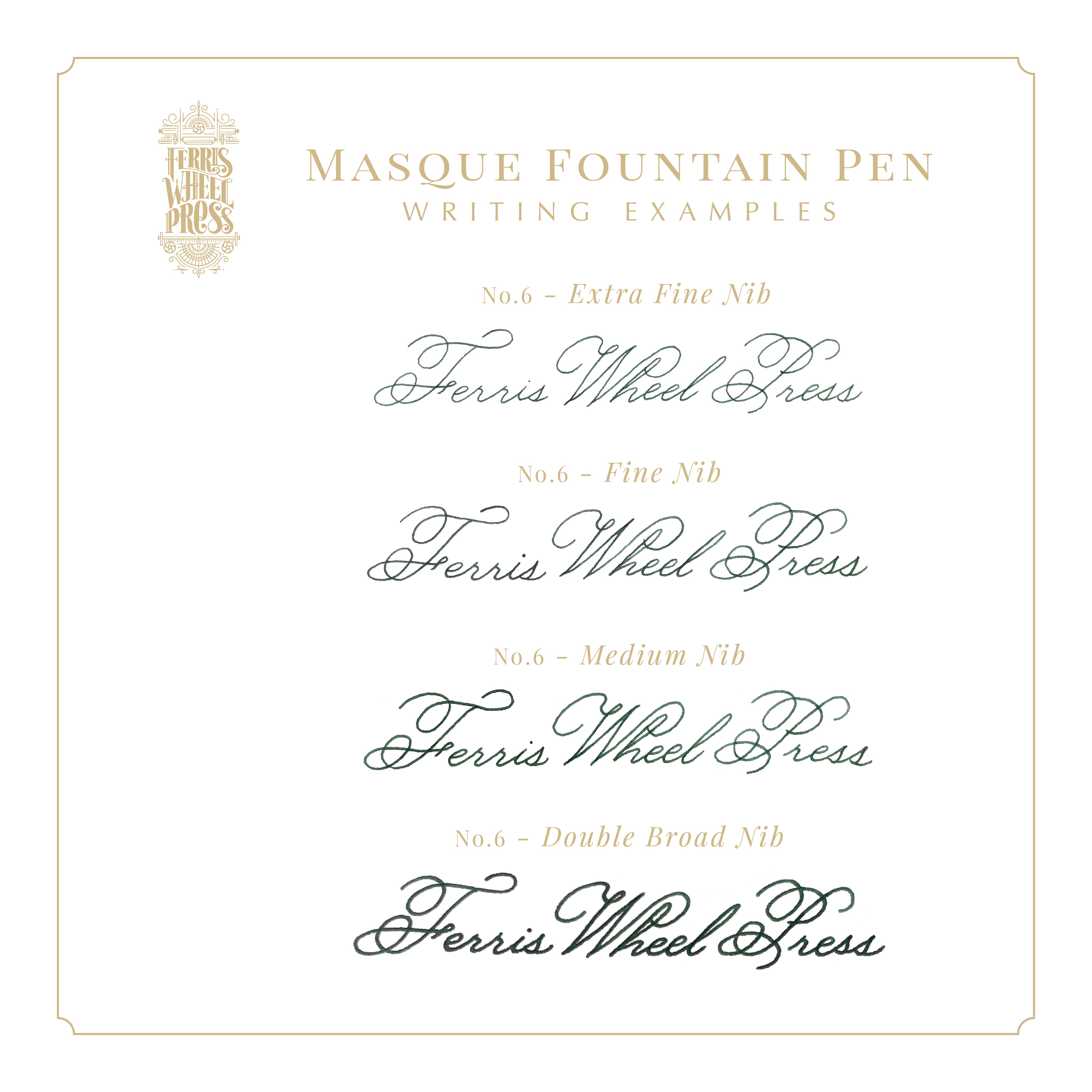 The Masque Pen & Ink Set - Blue