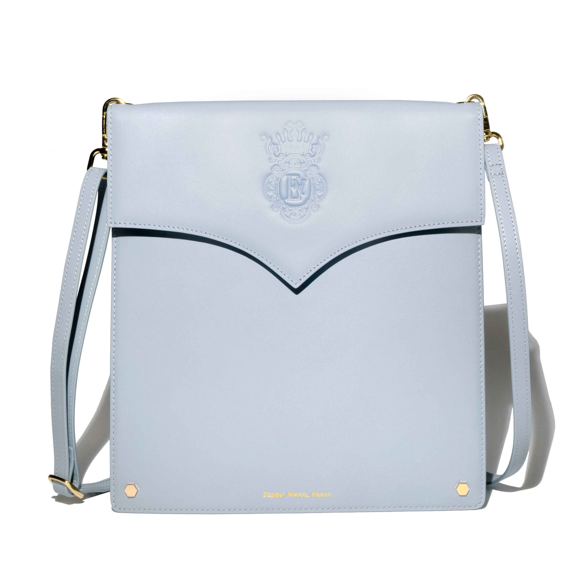 Leather Stationery Collection - The Pendant Folio A5 / Light Blue
