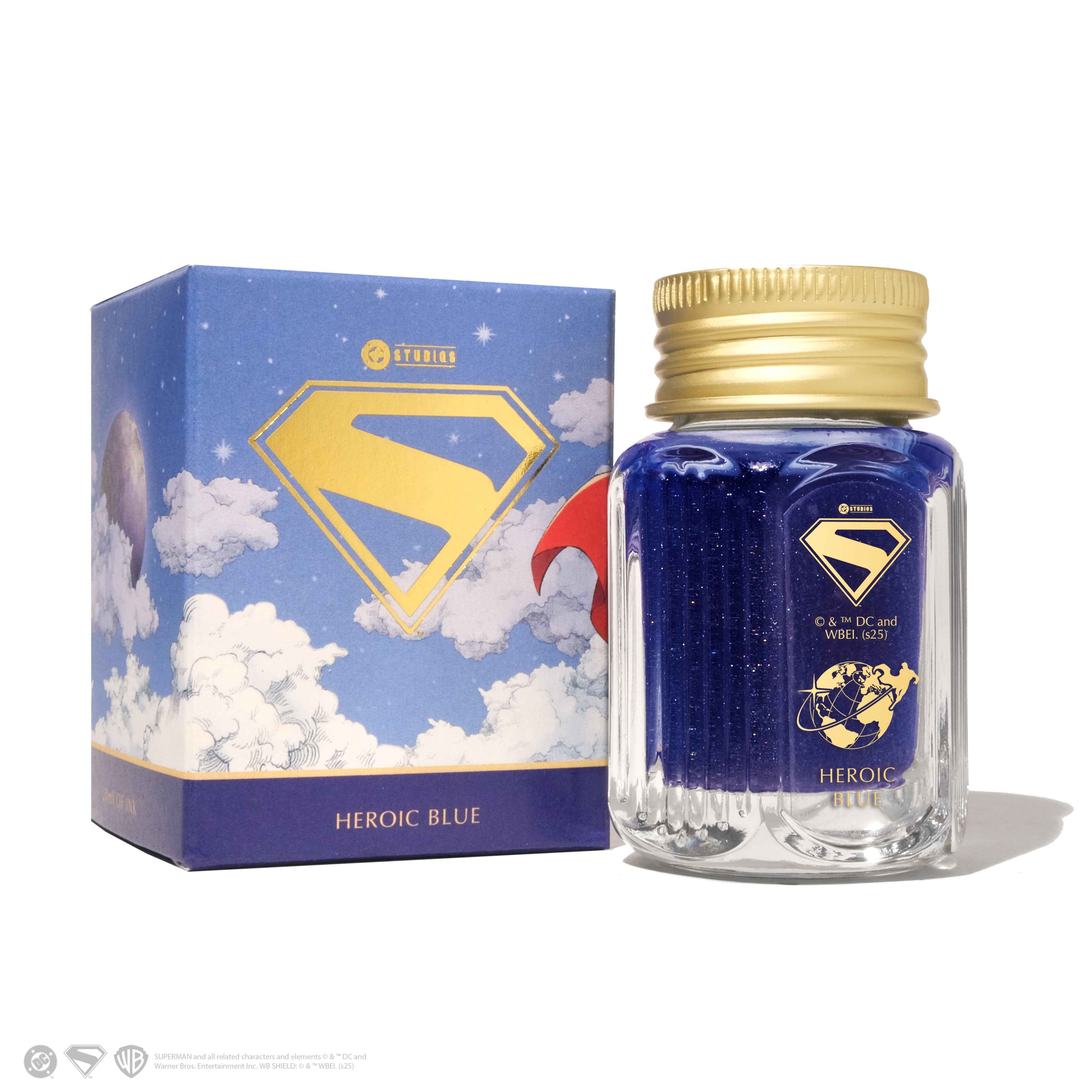 Warner Bros. | Superman | Heroic Blue 28ml Ink — Ferris Wheel Press