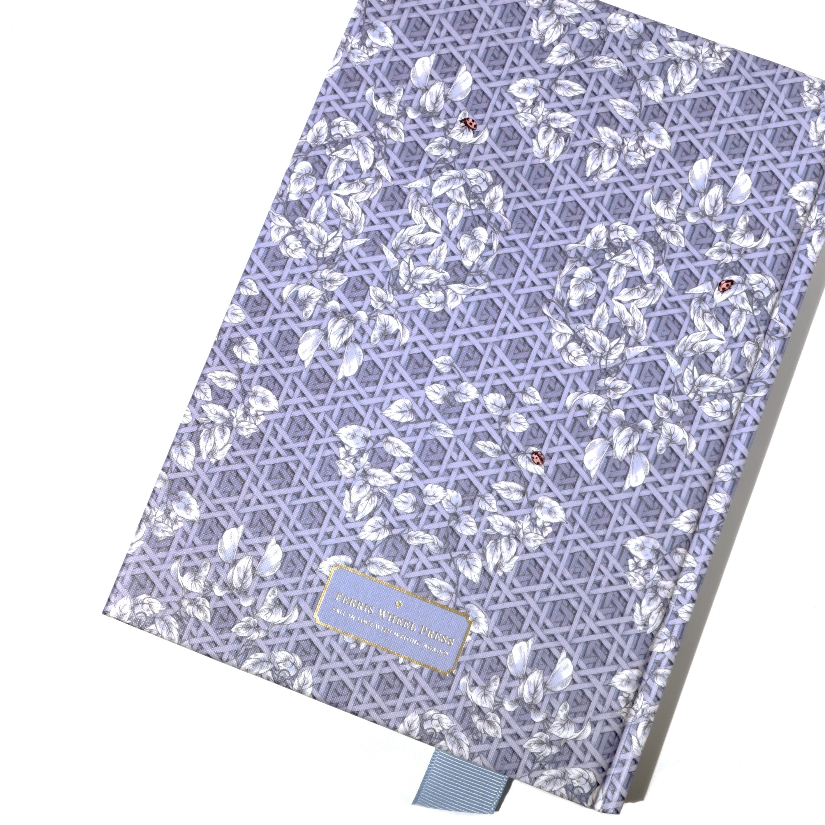 The Sketchbook A5 - Enveloped in Rattan - Violet Blue — Enigma Stationery