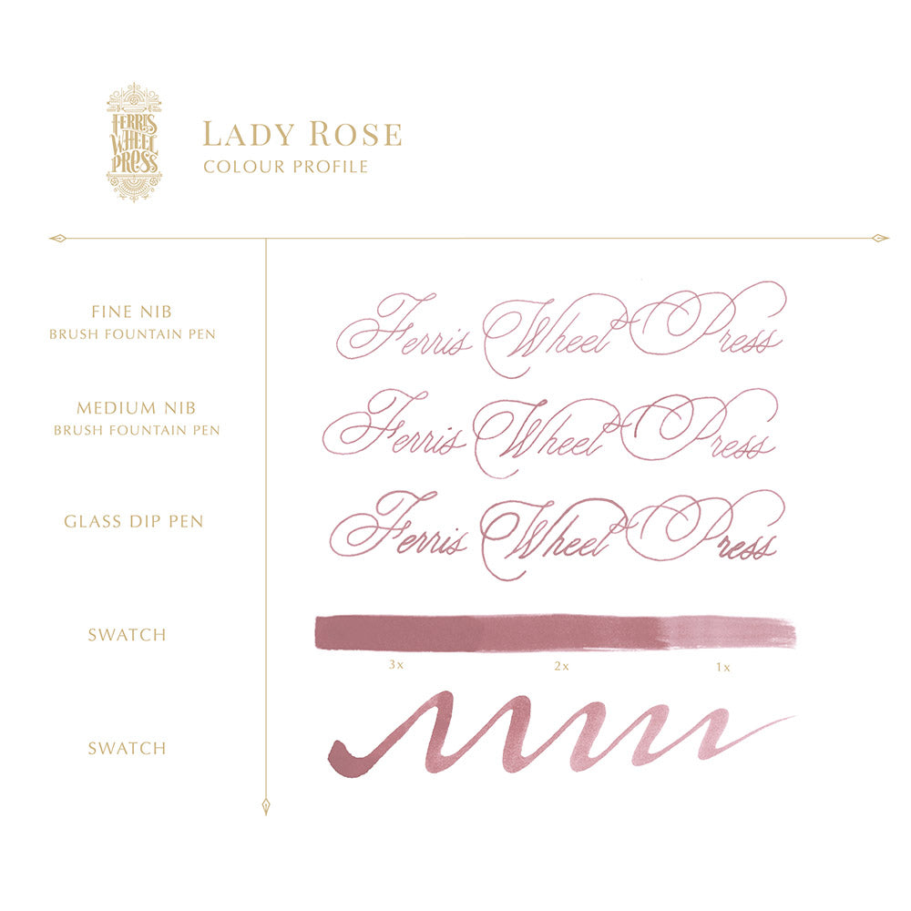Ink Charger Set - The Lady Rose Trio - Ferris Wheel Press