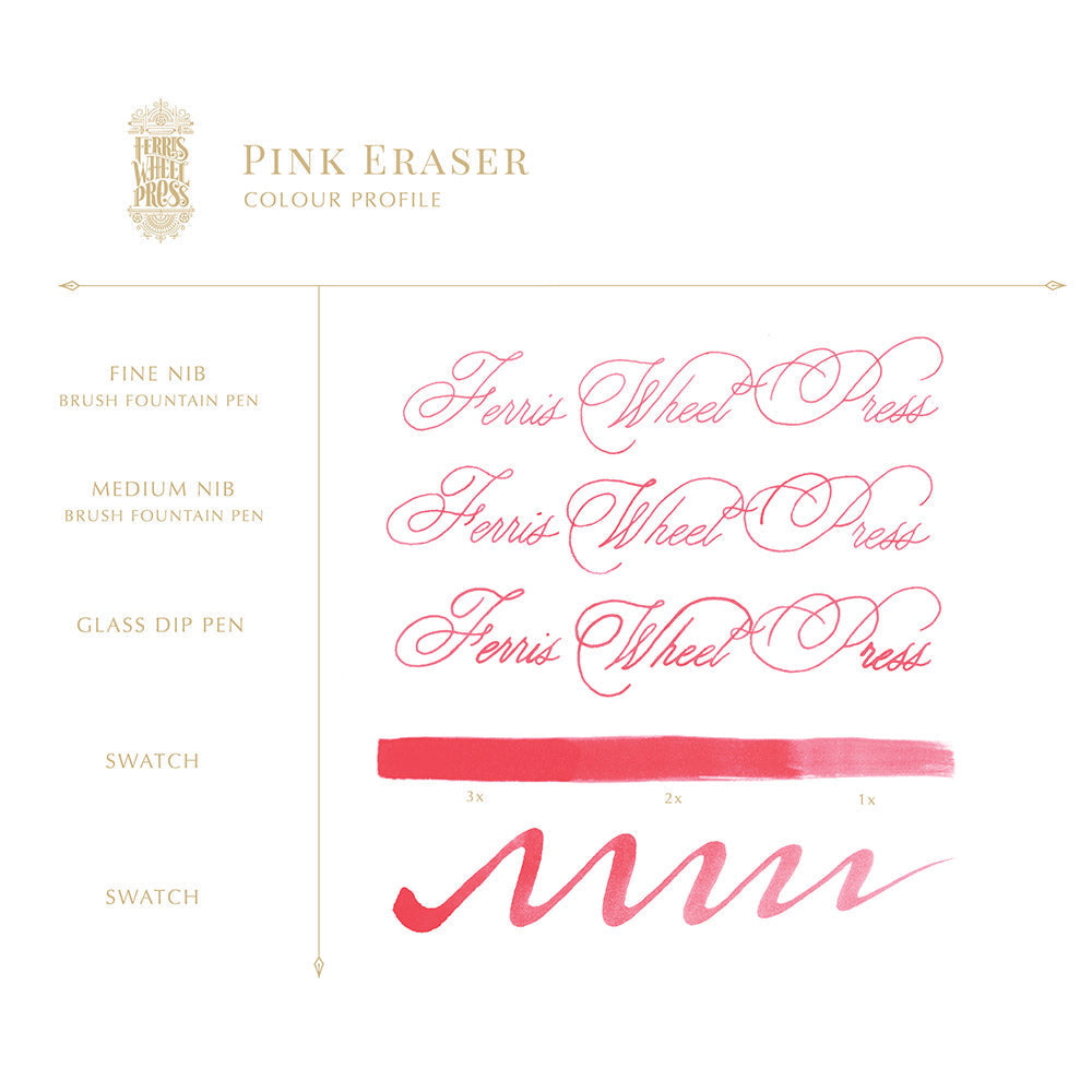 Ink Review: Ferris Wheel Press Pink Eraser - The Well-Appointed Desk