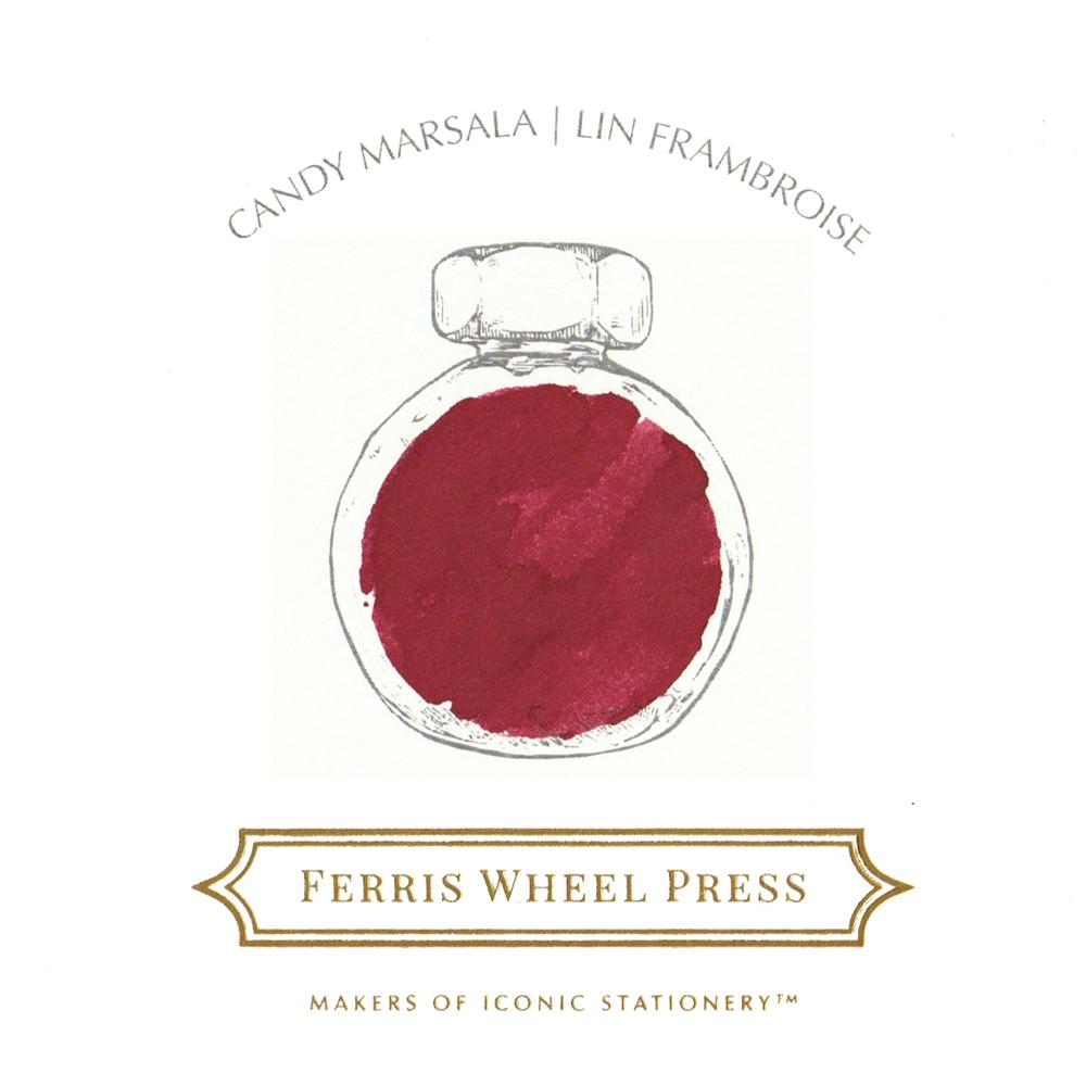 Ferris Wheel Press Candy Marsala - 85ml Glass Bottle – Shigure Inks