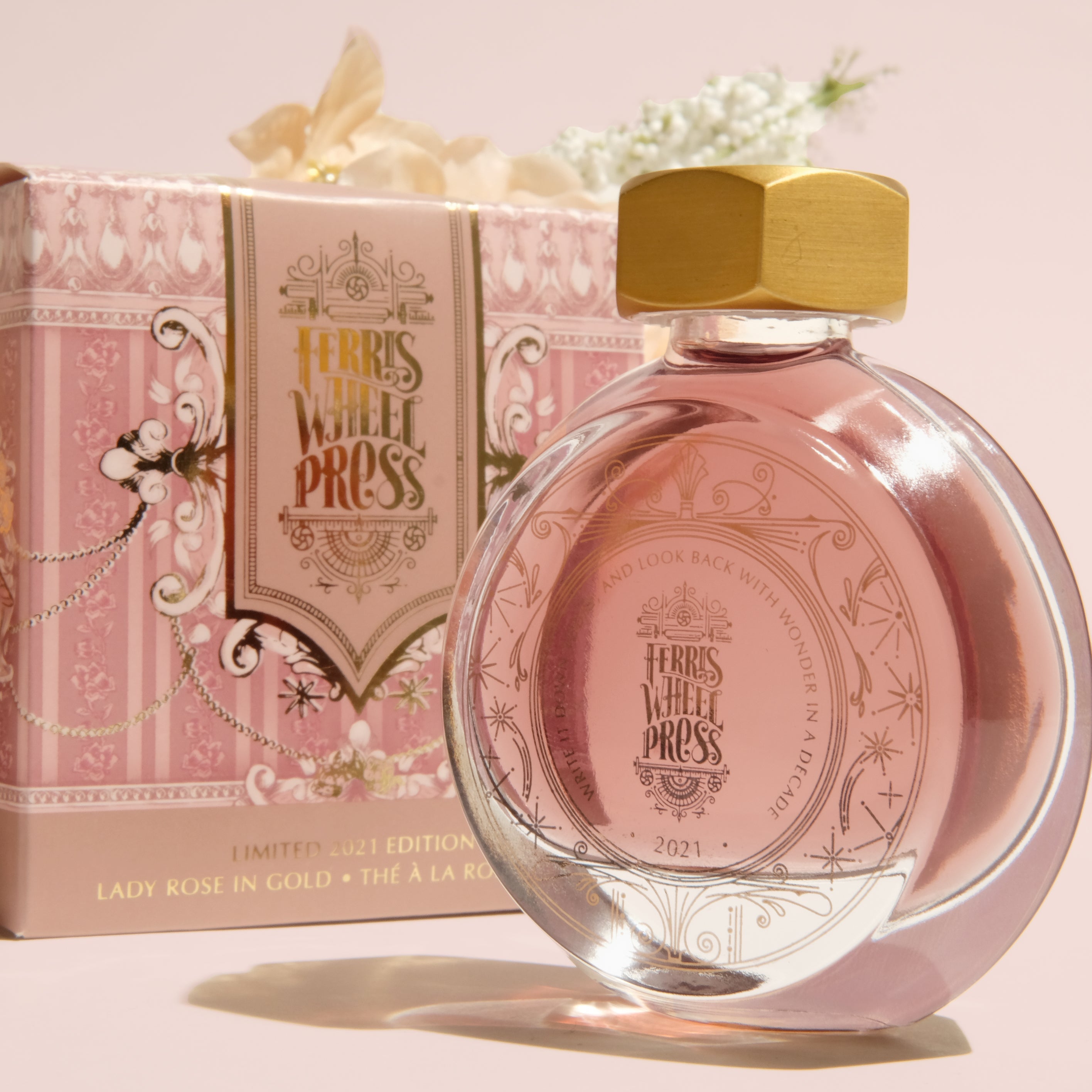 Limited Edition 2021 | Lady Rose in Gold - Ferris Wheel Press